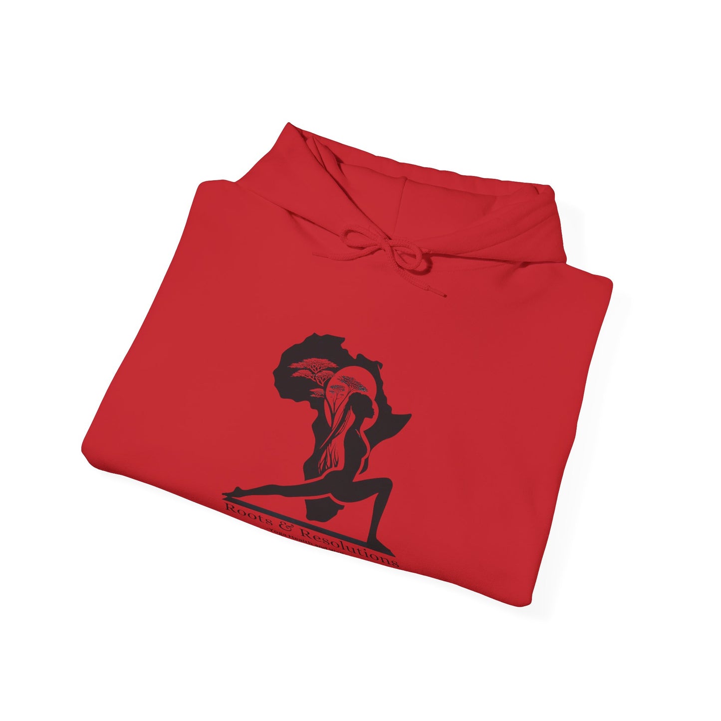 Yoga Health and Wellness Hoodie - Roots & Resolutions Brand Merch