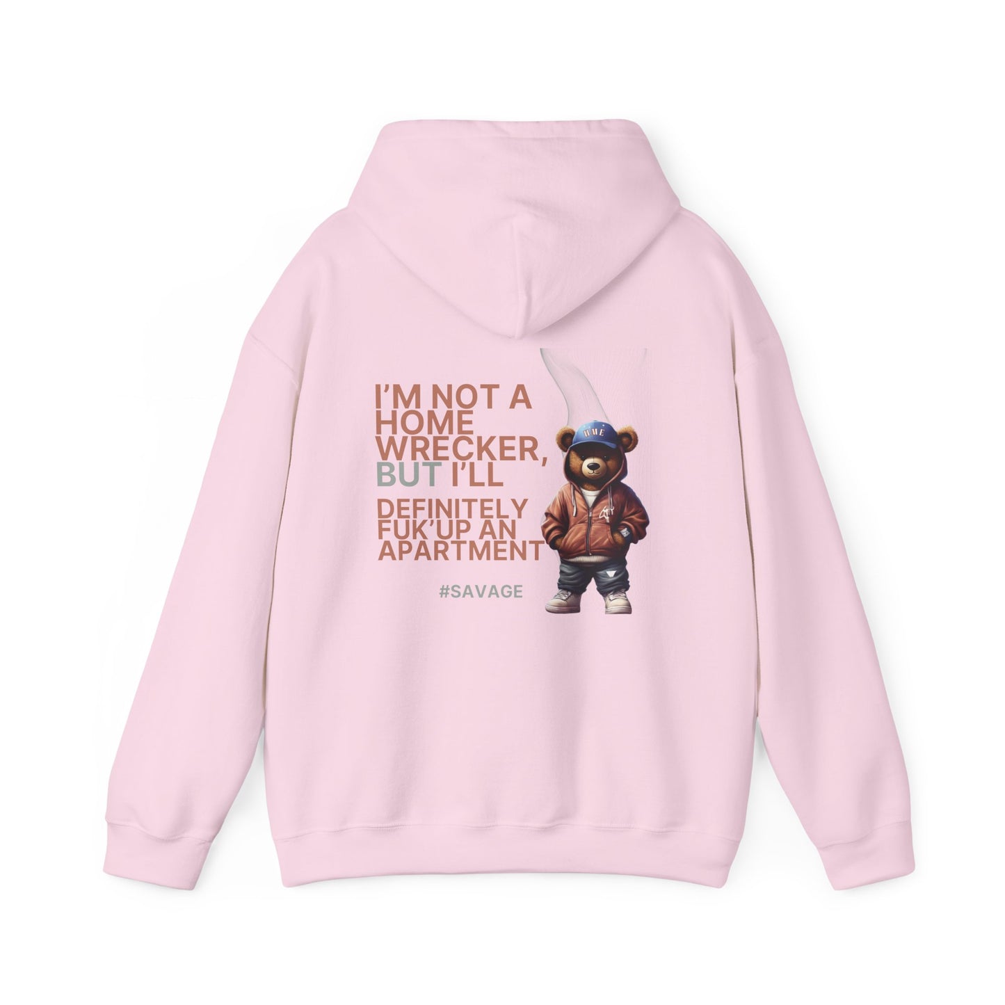 HME Bear Logo Hoodie - I'm not a Home Wrecker Design
