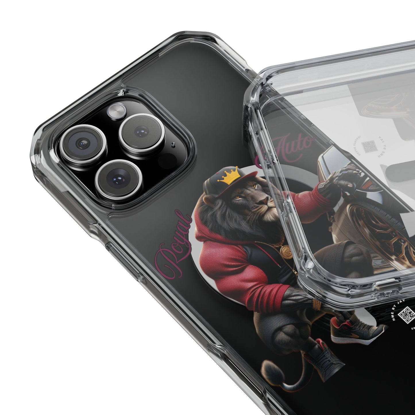 Magnetic Clear Impact Cases – Royal Auto King Design