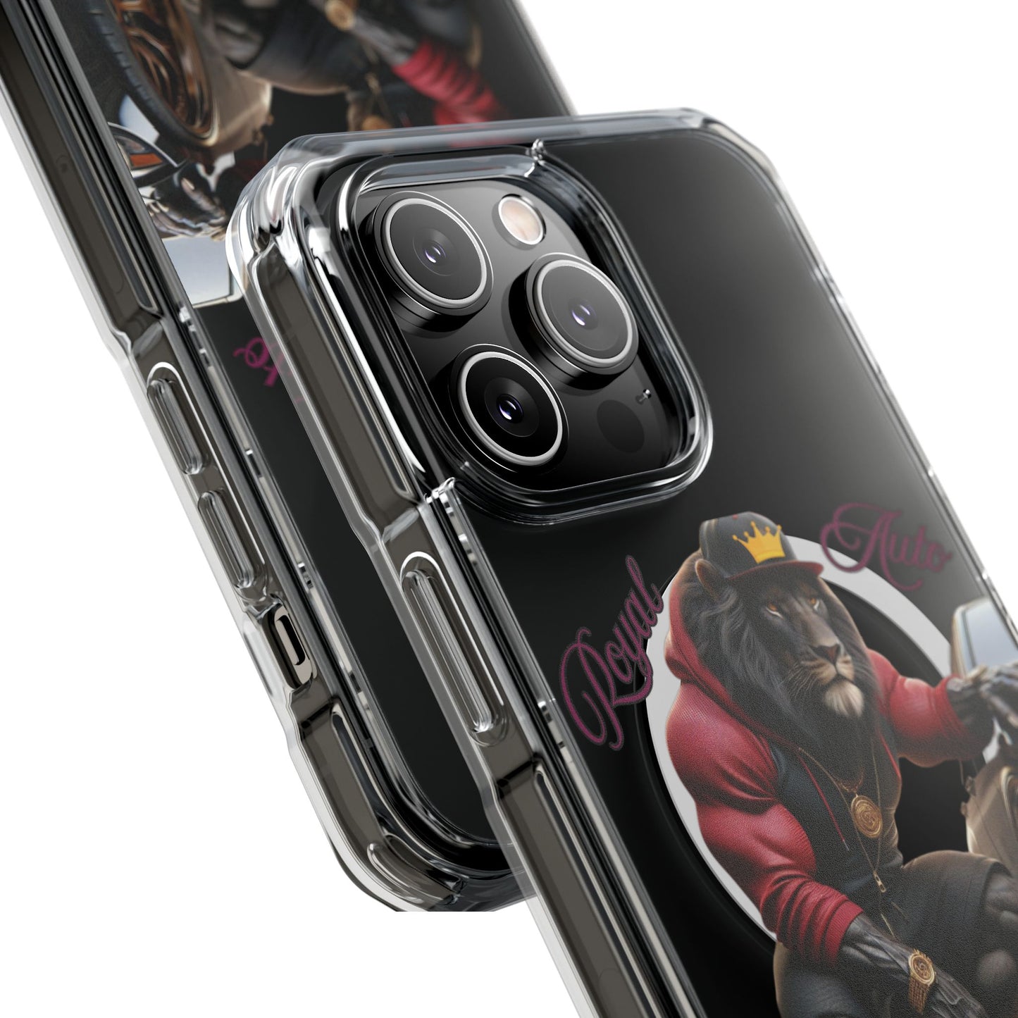 Magnetic Clear Impact Cases – Royal Auto King Design