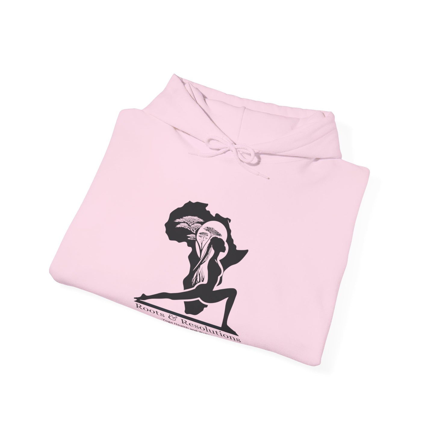 Yoga Health and Wellness Hoodie - Roots & Resolutions Brand Merch