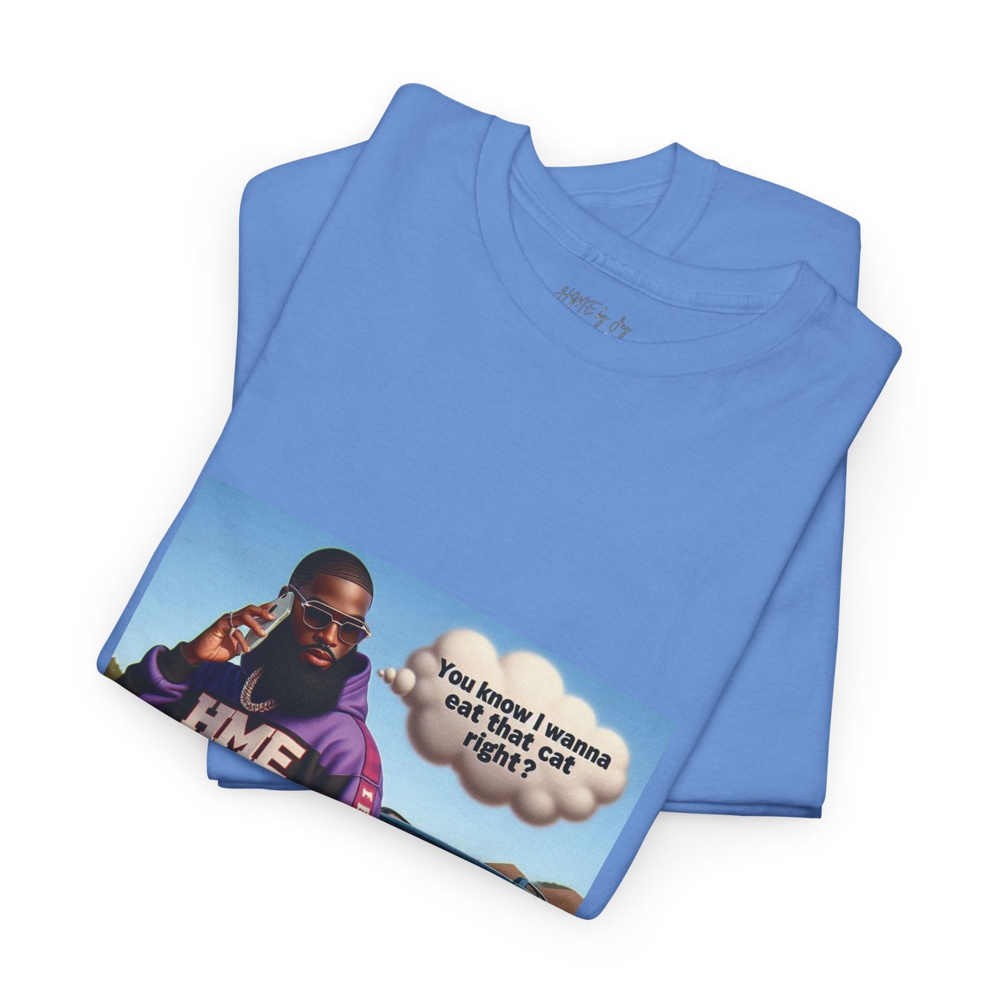 HME eat the cat Unisex Heavy Cotton Tee