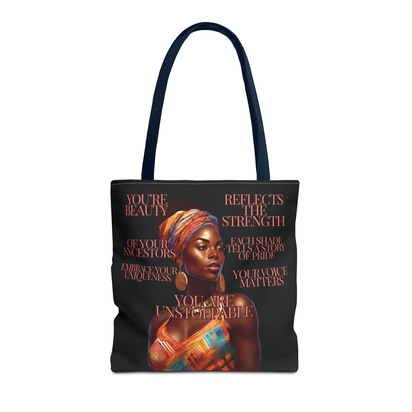 Tote Bag Ahnye's Melanin Collection You're Unstoppable