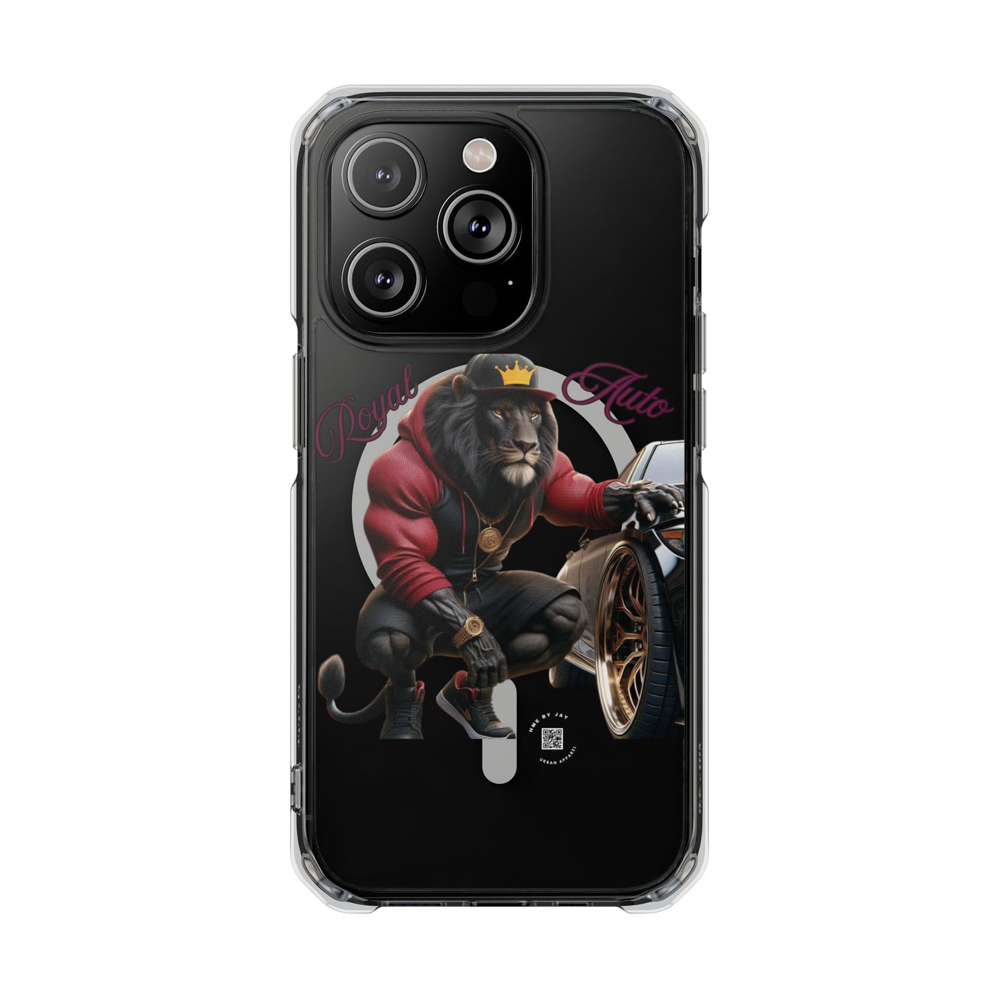 Magnetic Clear Impact Cases – Royal Auto King Design