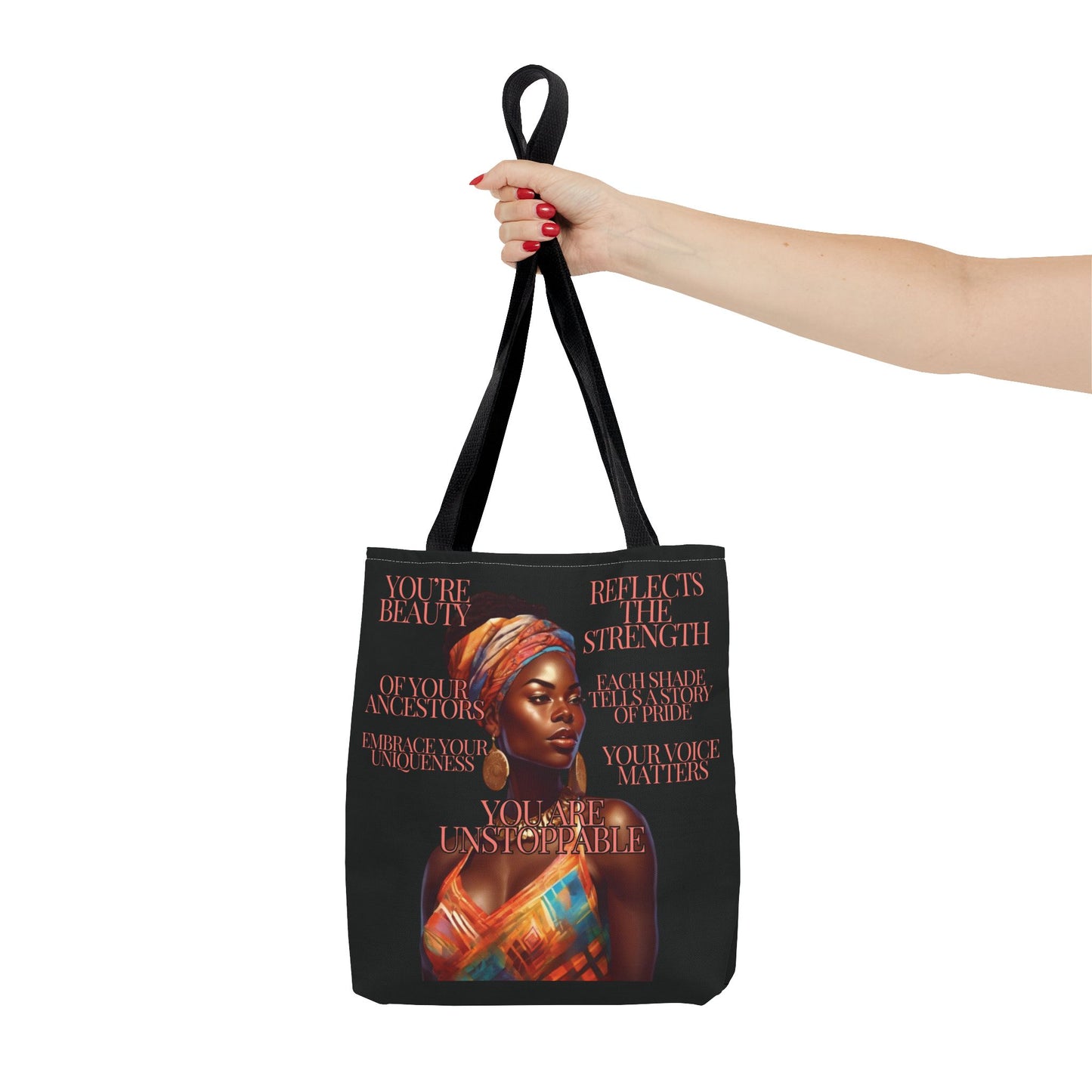 Tote Bag Ahnye's Melanin Collection You're Unstoppable