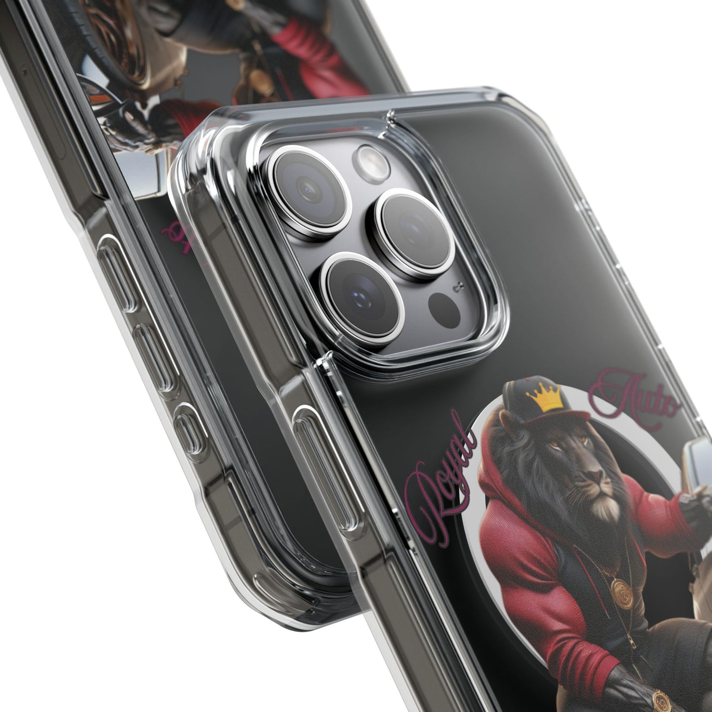 Magnetic Clear Impact Cases – Royal Auto King Design