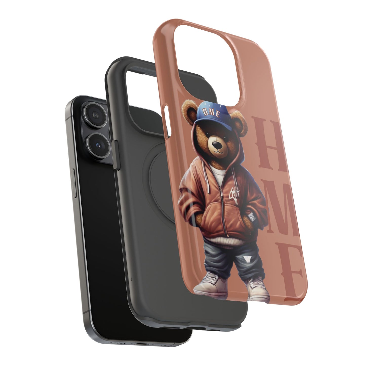 HME Bear Logo Collection (Brown) Impact-Resistant Cases