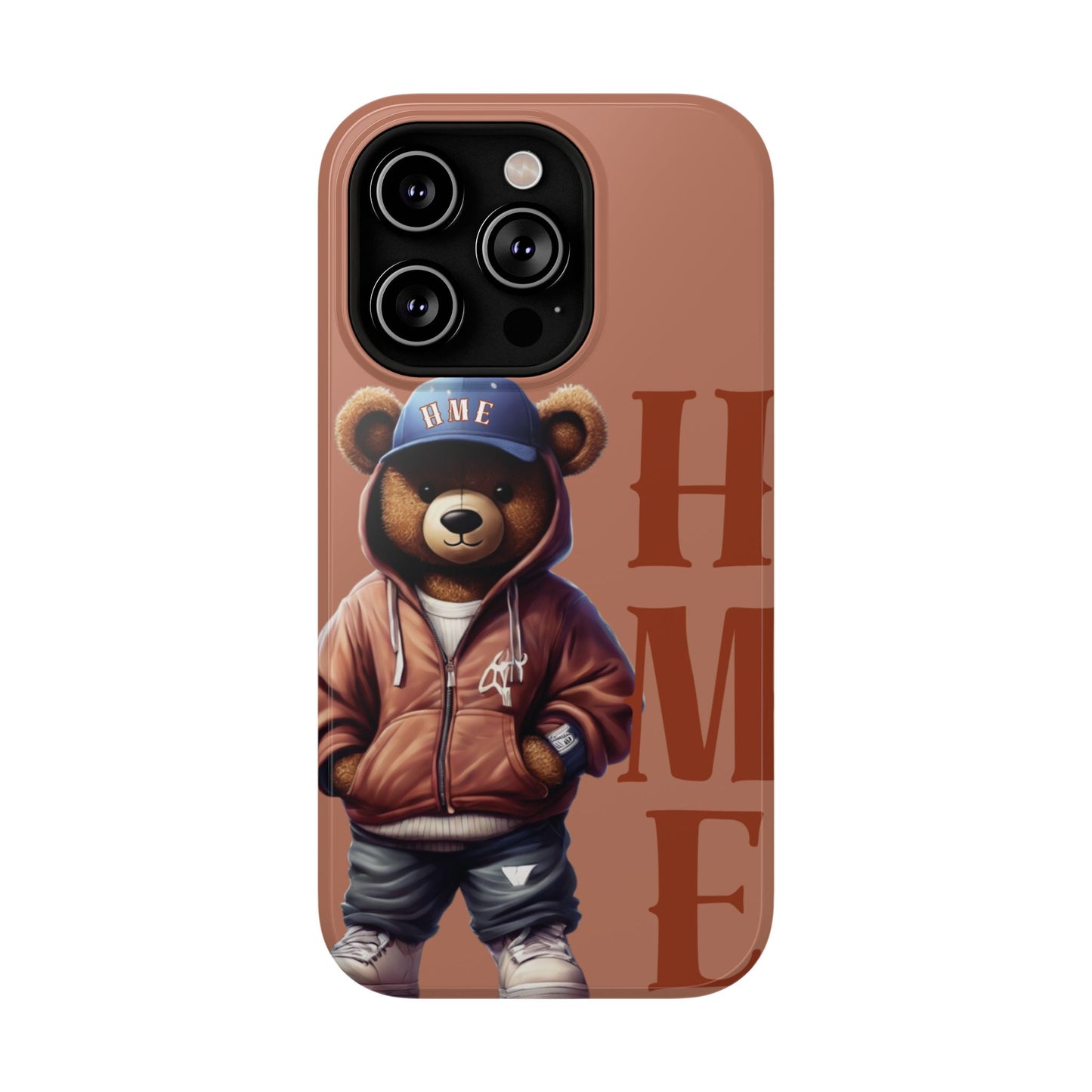 HME Bear Logo Collection (Brown) Impact-Resistant Cases
