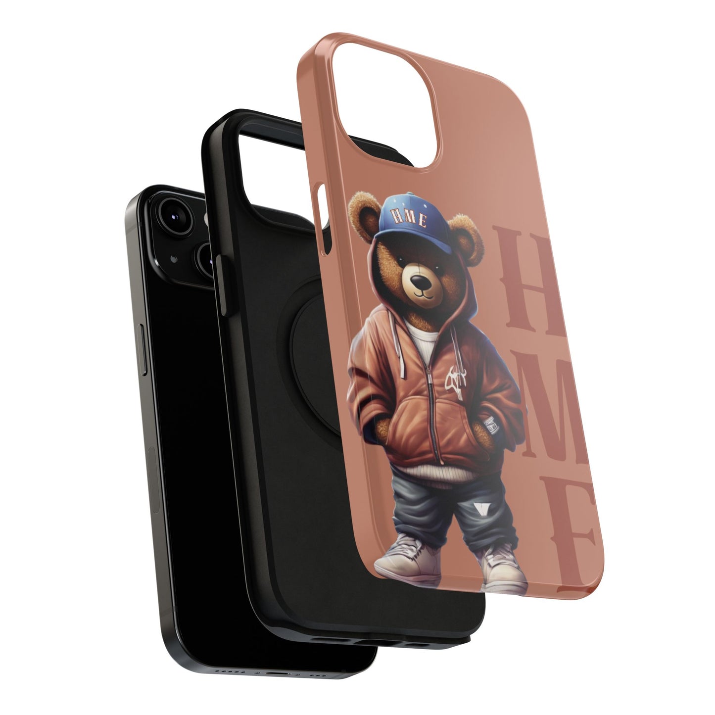 HME Bear Logo Collection (Brown) Impact-Resistant Cases