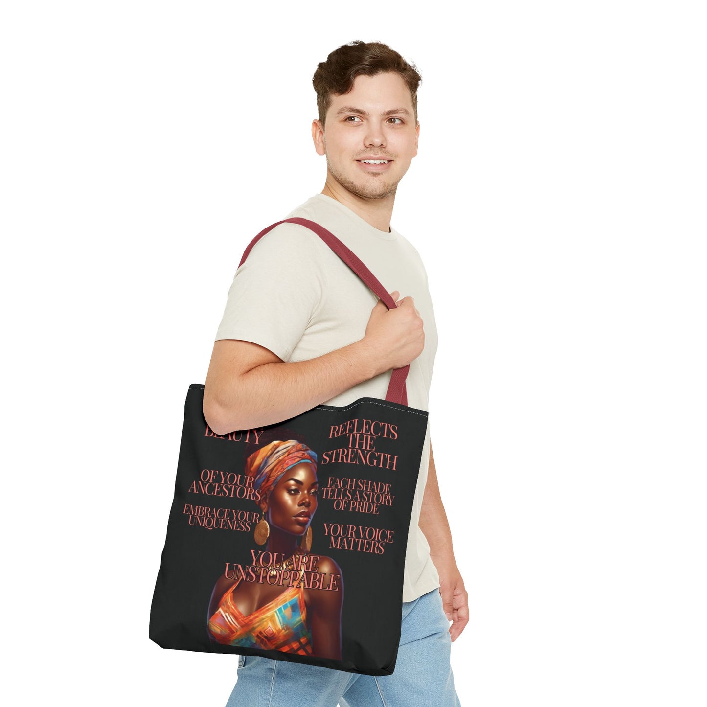 Tote Bag Ahnye's Melanin Collection You're Unstoppable