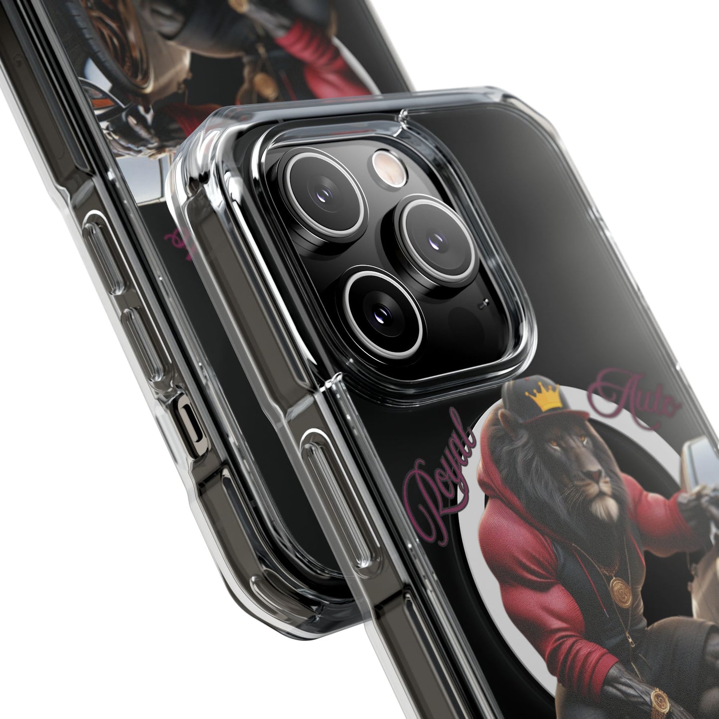 Magnetic Clear Impact Cases – Royal Auto King Design