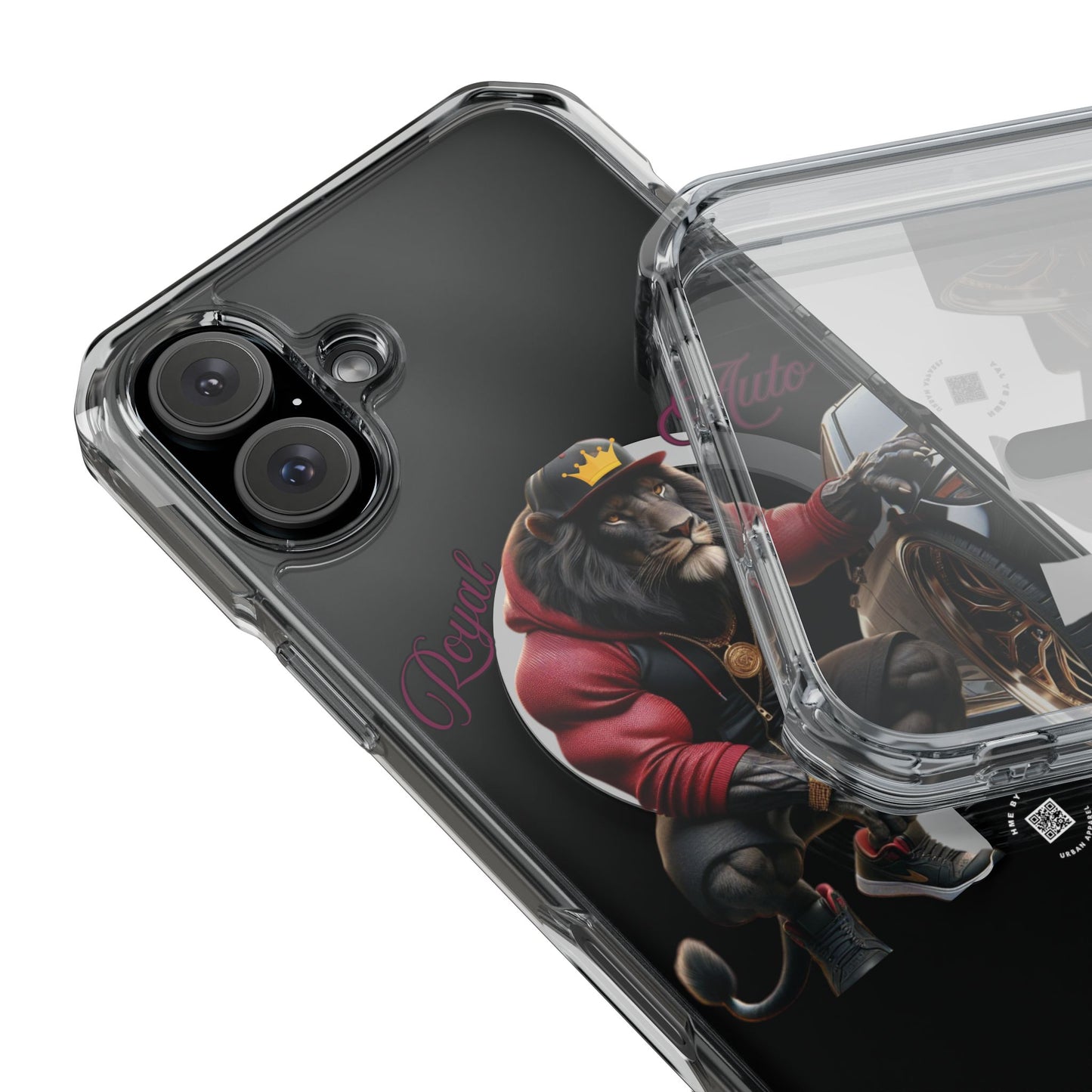 Magnetic Clear Impact Cases – Royal Auto King Design