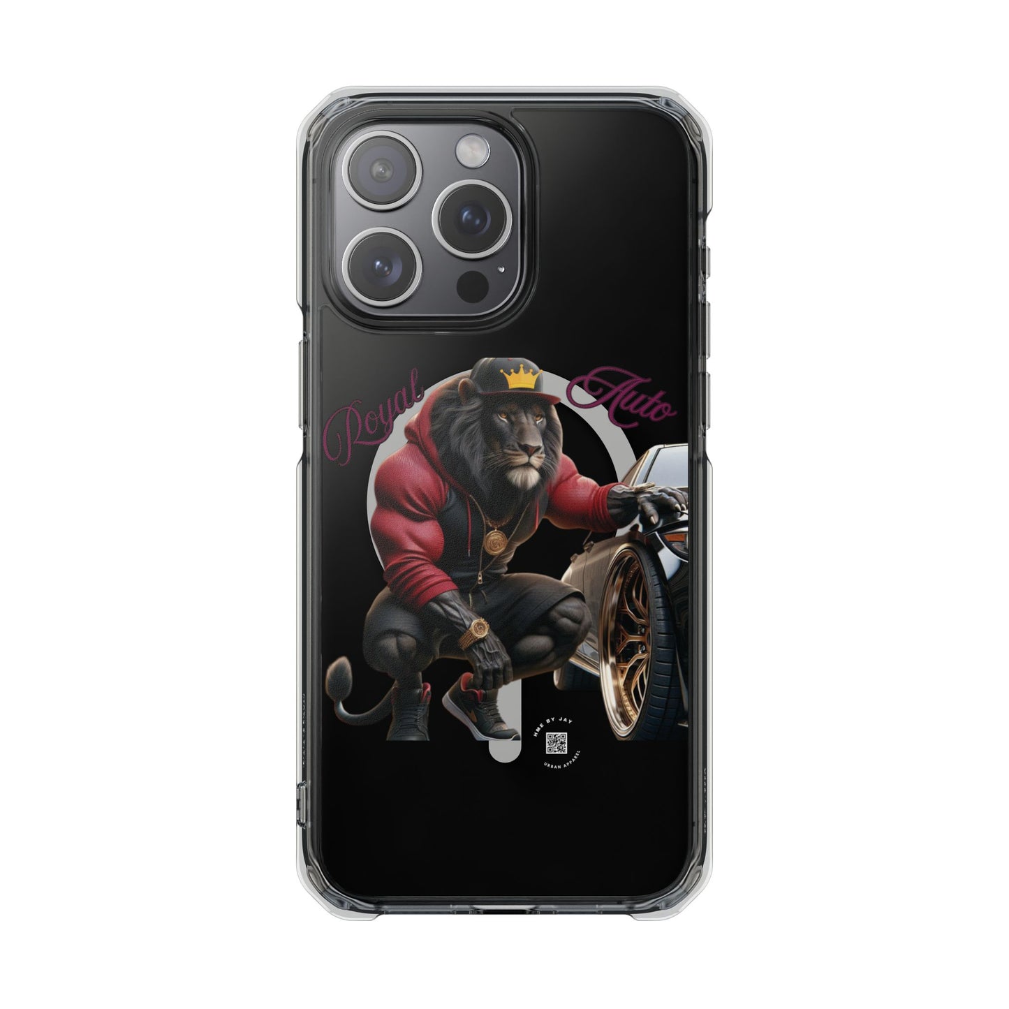 Magnetic Clear Impact Cases – Royal Auto King Design