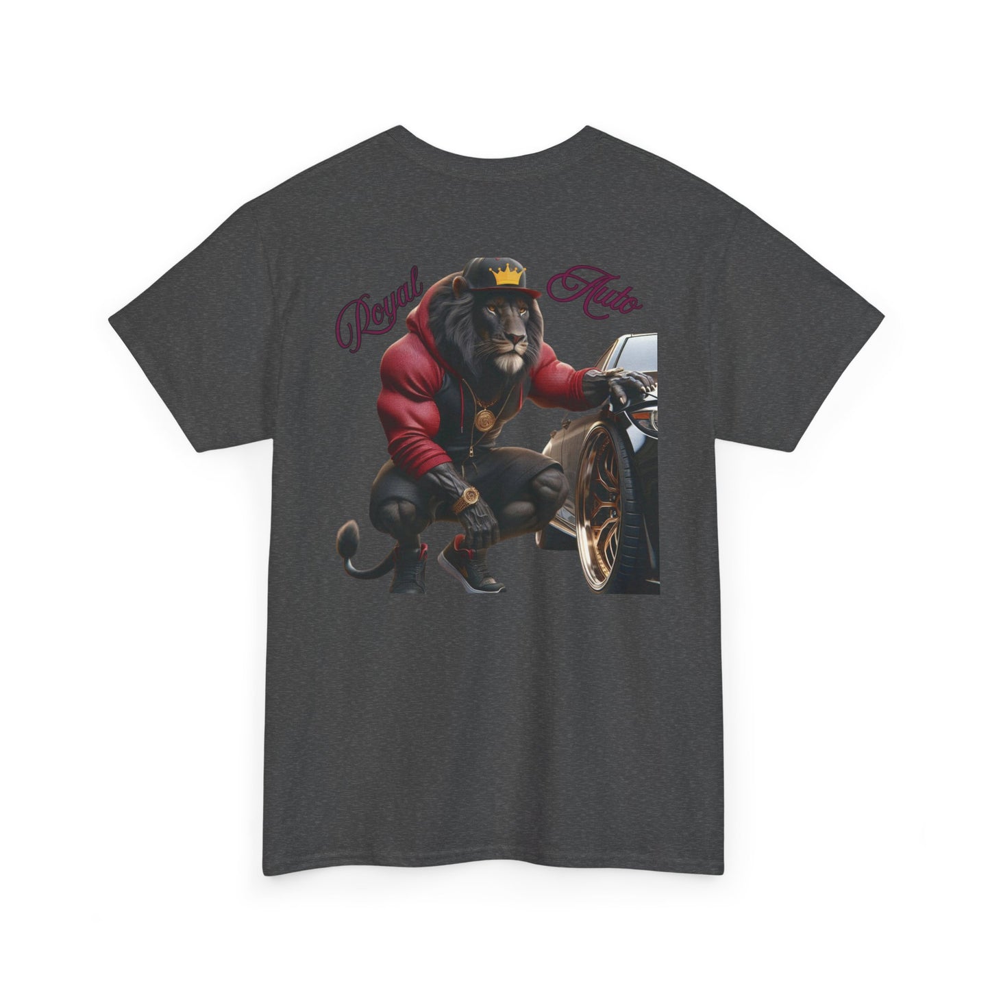 T-Shirt Royal Auto King of the Auto Body Shops Unisex Heavy Cotton Tee