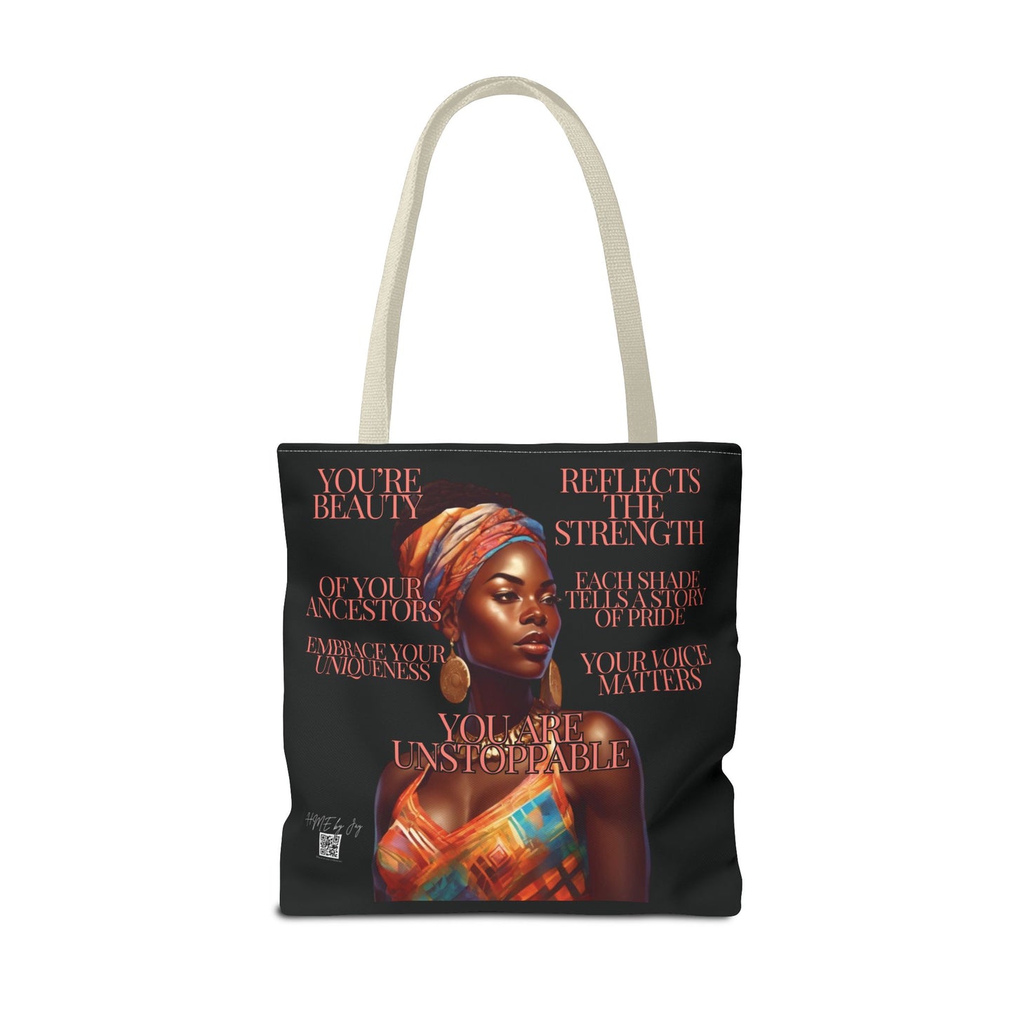 Tote Bag Ahnye's Melanin Collection You're Unstoppable