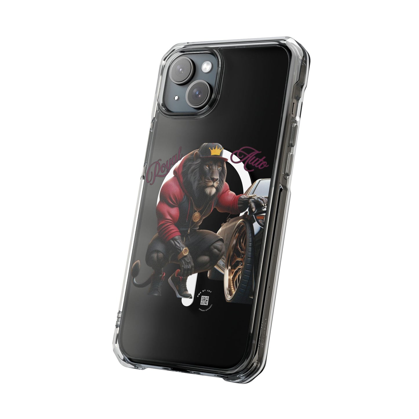 Magnetic Clear Impact Cases – Royal Auto King Design