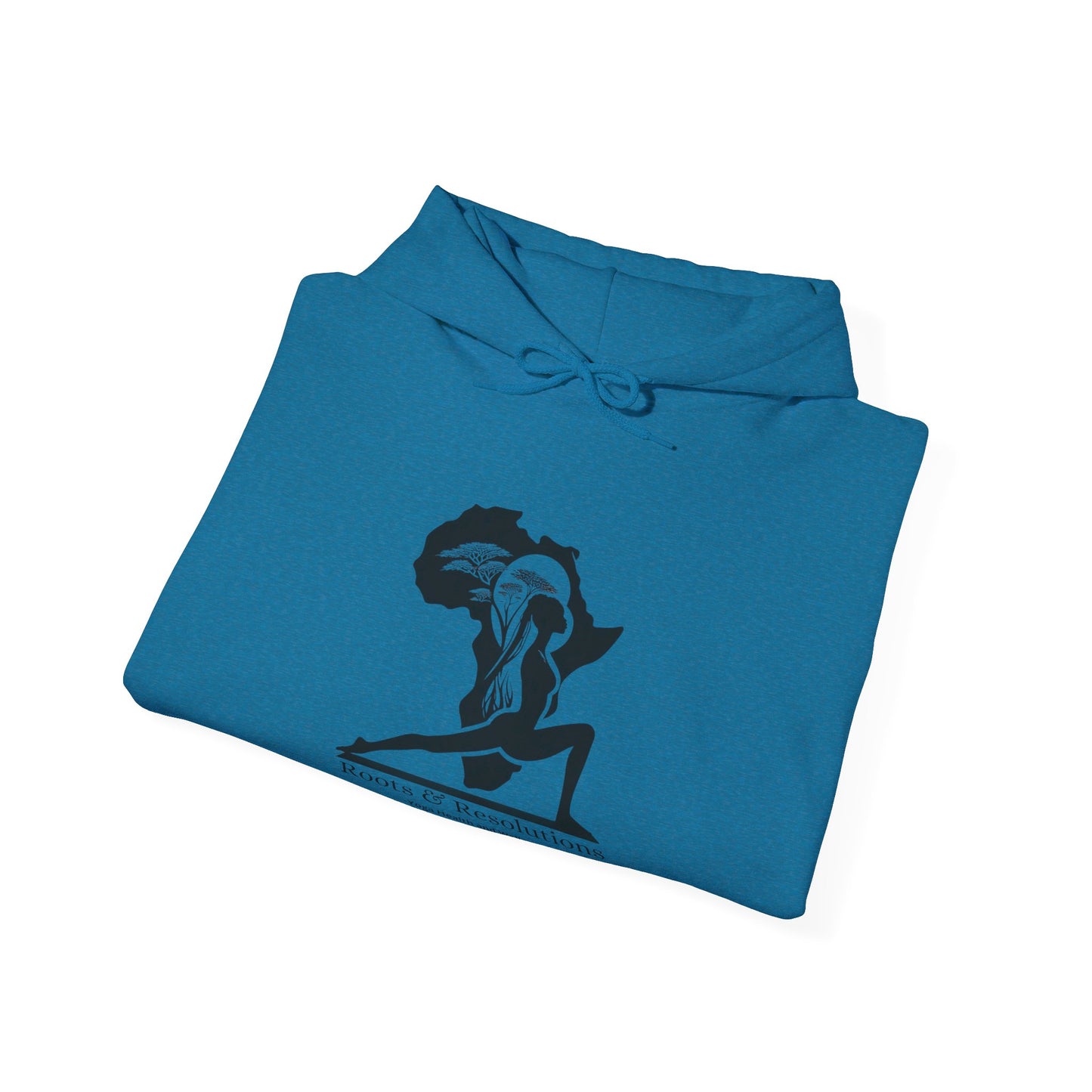 Yoga Health and Wellness Hoodie - Roots & Resolutions Brand Merch