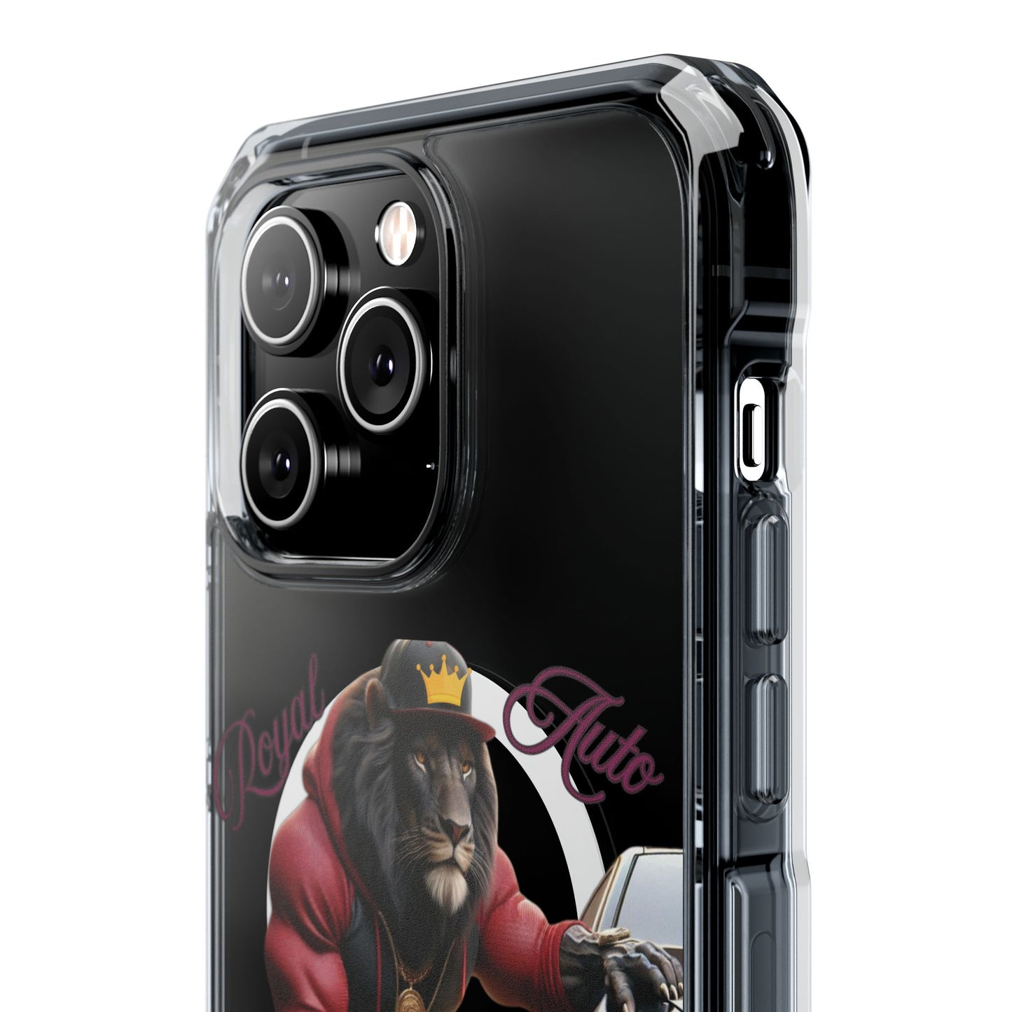 Magnetic Clear Impact Cases – Royal Auto King Design