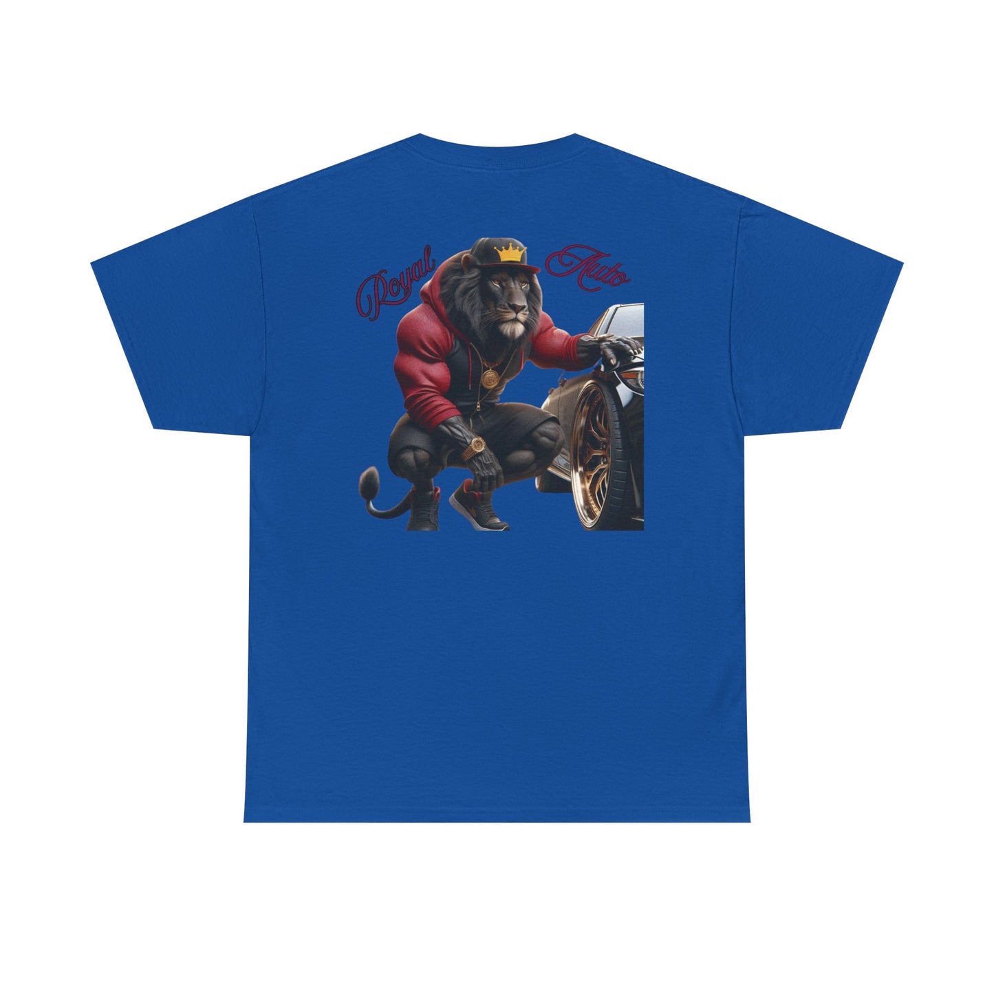 T-Shirt Royal Auto King of the Auto Body Shops Unisex Heavy Cotton Tee