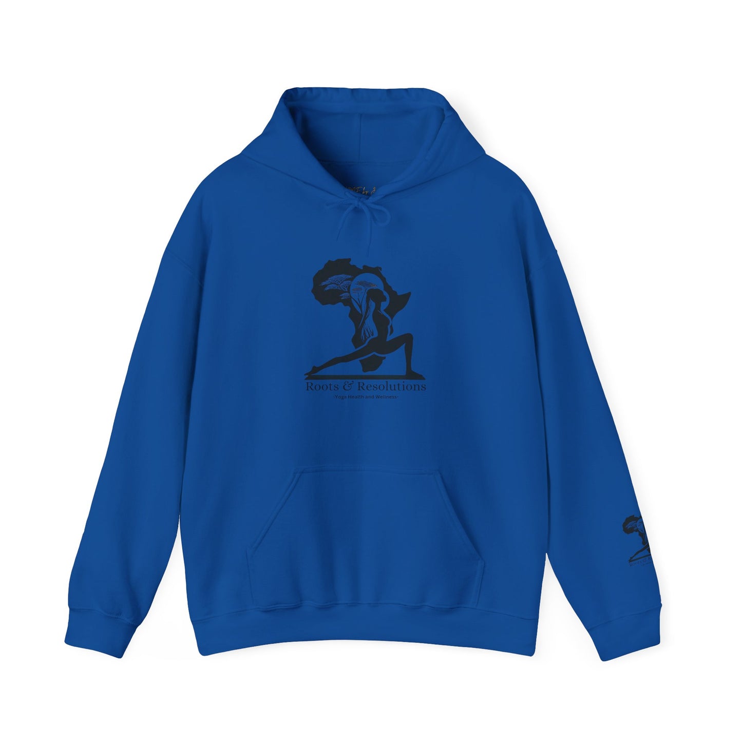 Yoga Health and Wellness Hoodie - Roots & Resolutions Brand Merch