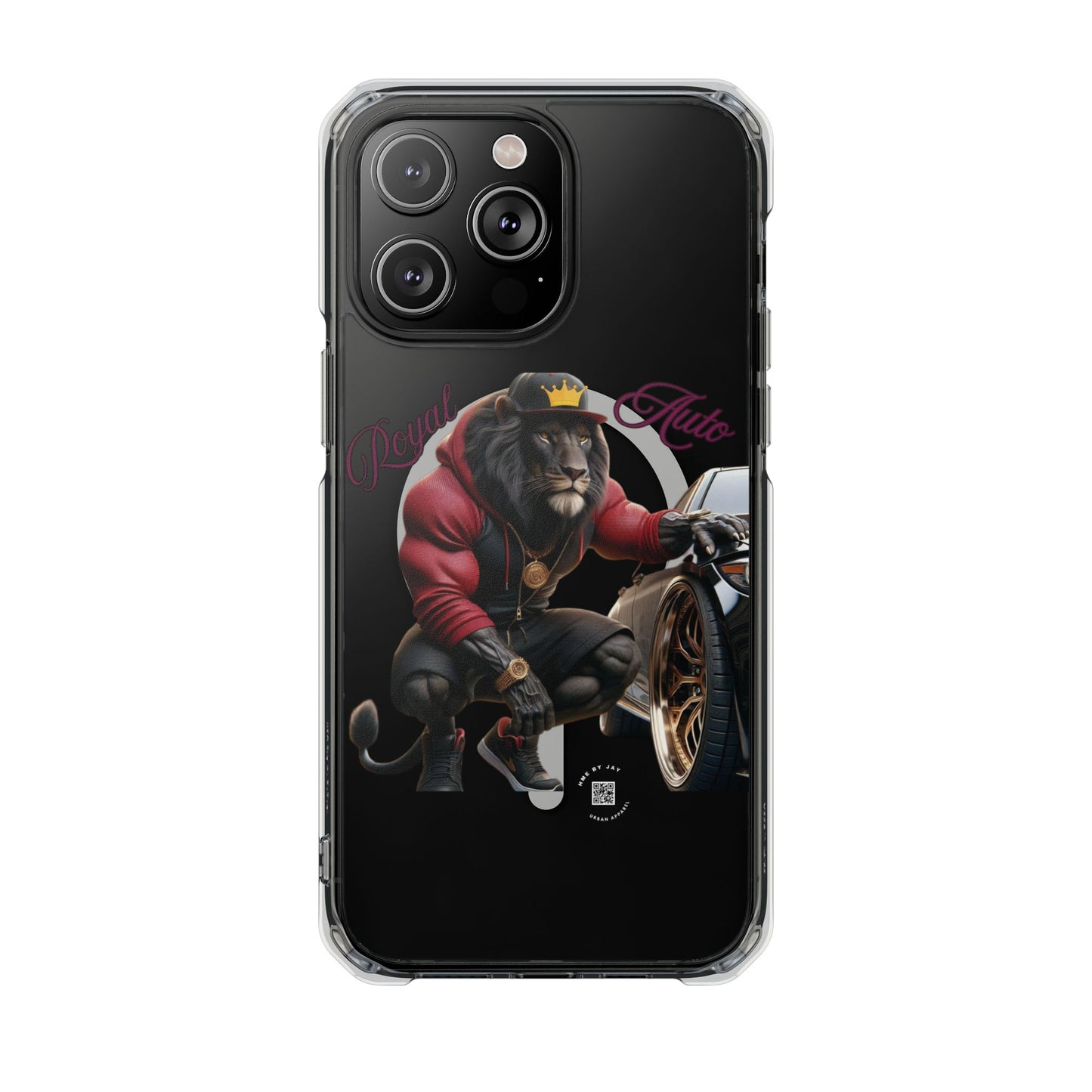 Magnetic Clear Impact Cases – Royal Auto King Design