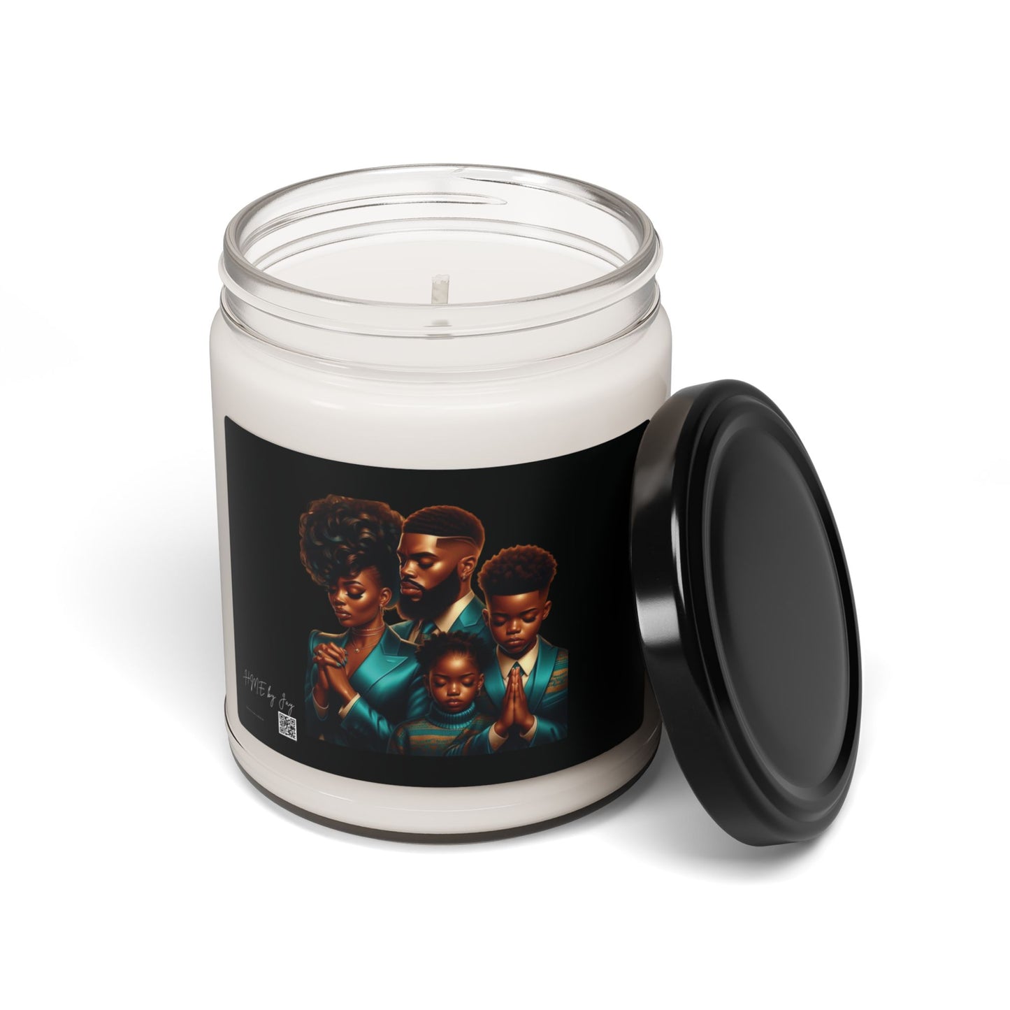 Ahnye’s Melanin Collection Praying Family Scented Soy Candle, 9oz