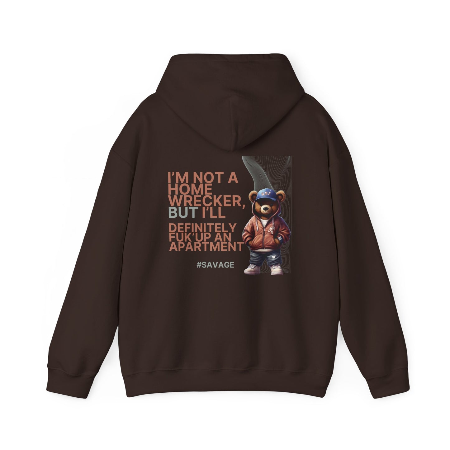 HME Bear Logo Hoodie - I'm not a Home Wrecker Design