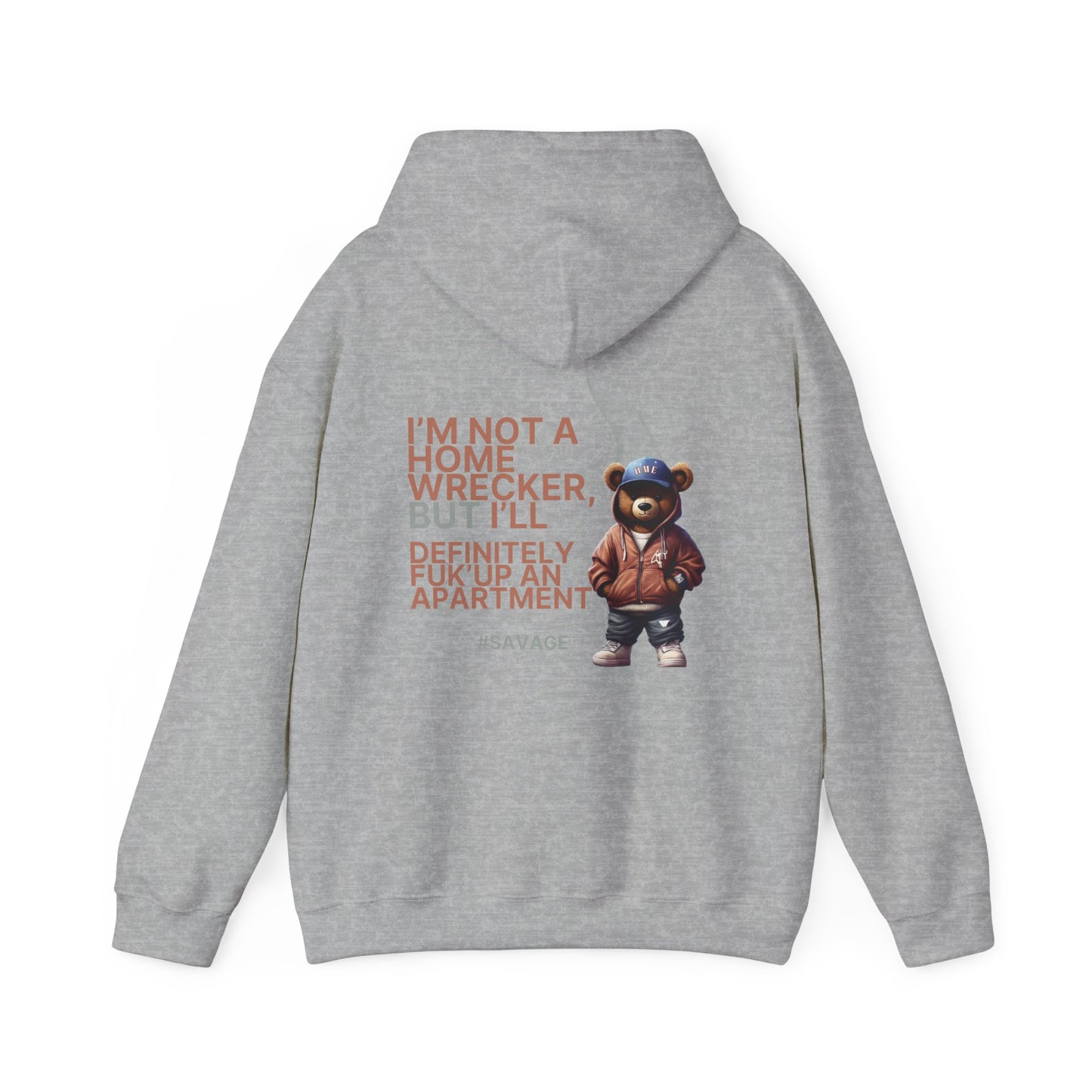 HME Bear Logo Hoodie - I'm not a Home Wrecker Design