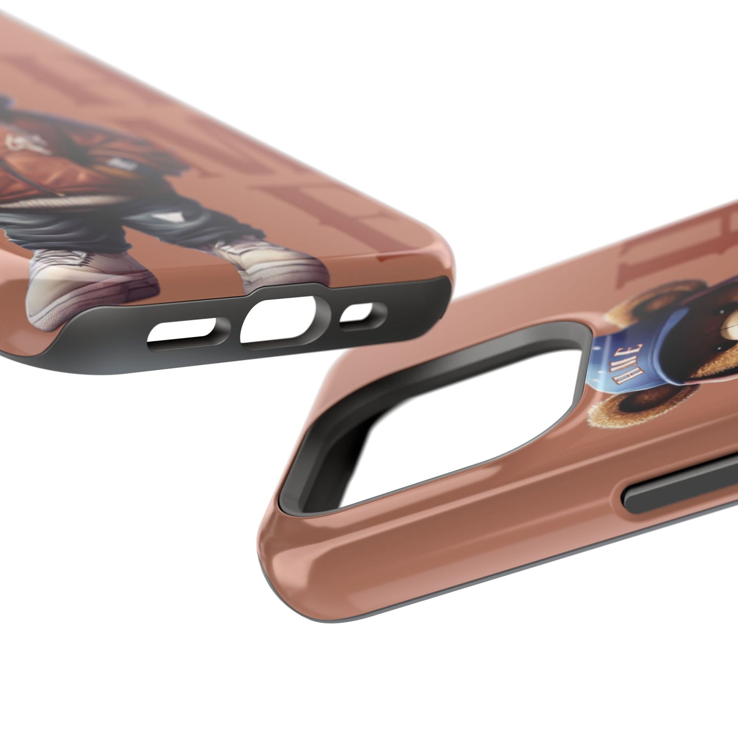 HME Bear Logo Collection (Brown) Impact-Resistant Cases