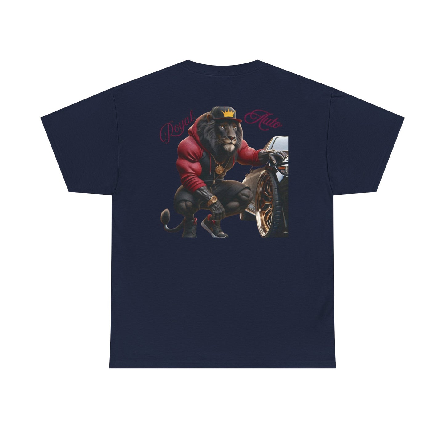 T-Shirt Royal Auto King of the Auto Body Shops Unisex Heavy Cotton Tee