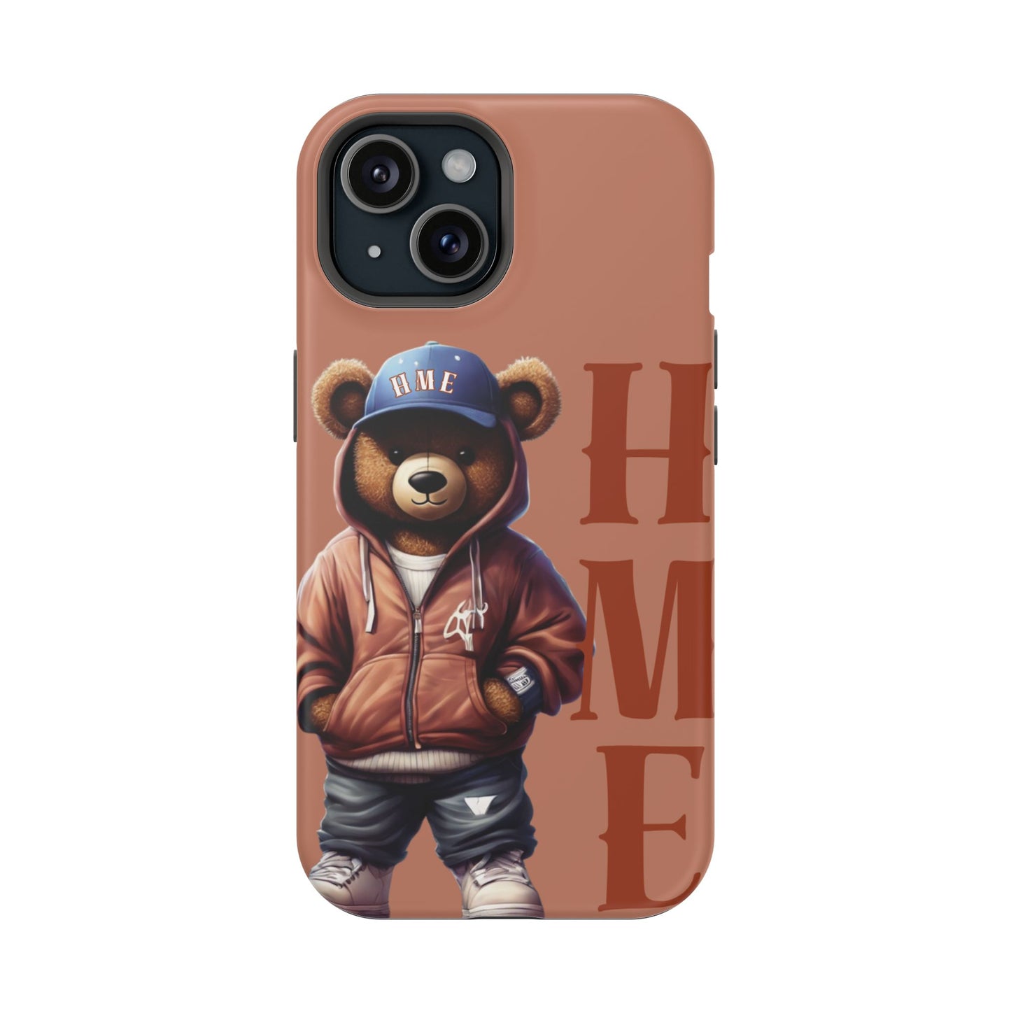 HME Bear Logo Collection (Brown) Impact-Resistant Cases
