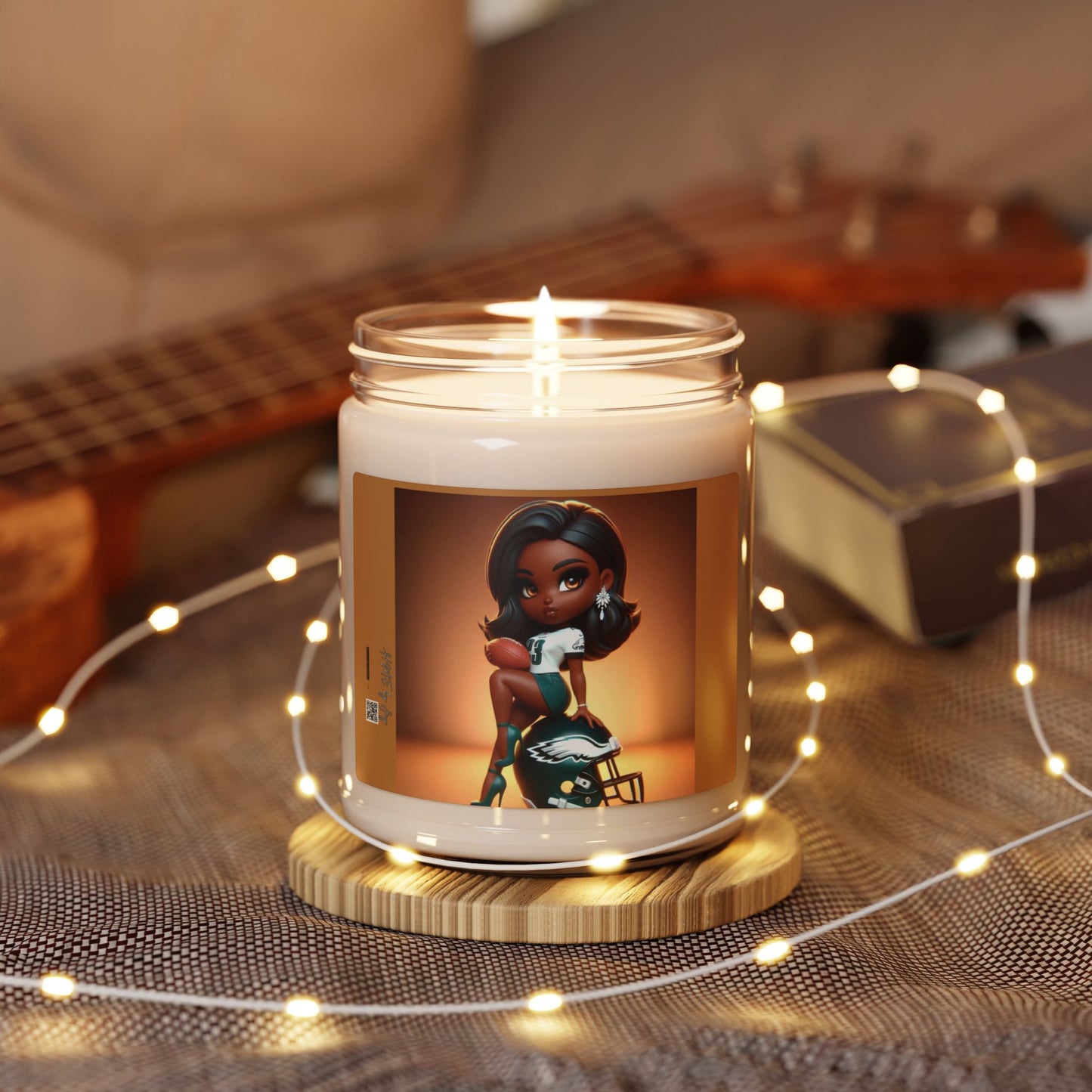 Ahnye’s Melanin Collection Eagles Scented Soy Candle, 9oz