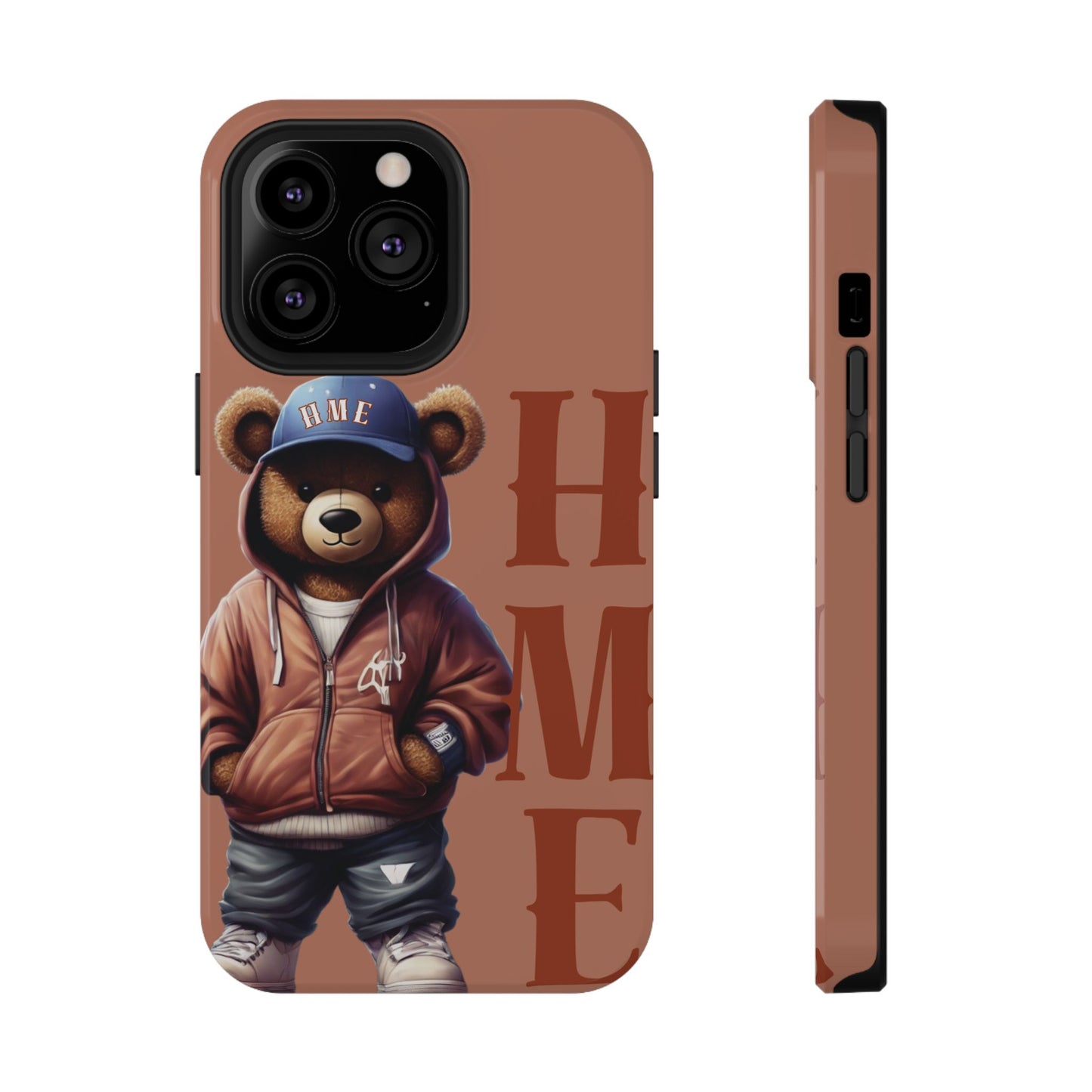 HME Bear Logo Collection (Brown) Impact-Resistant Cases
