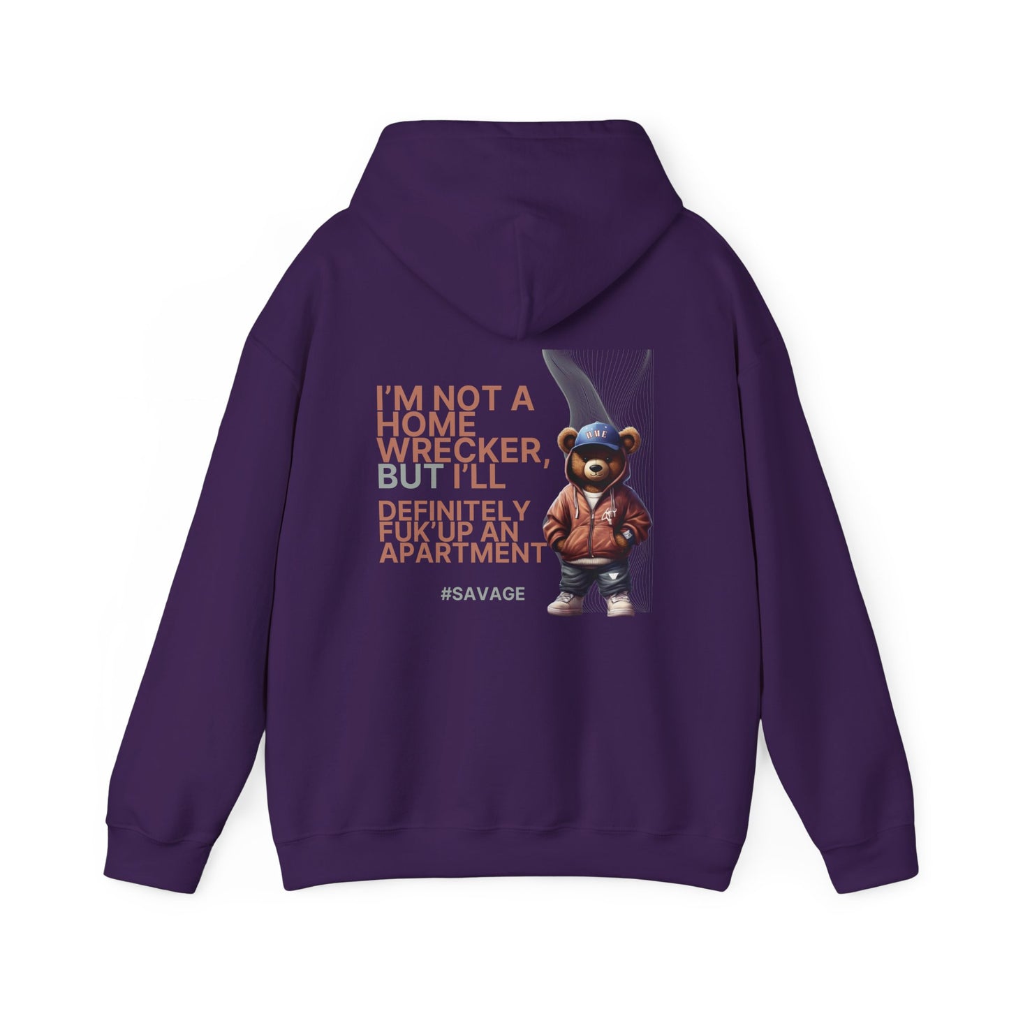 HME Bear Logo Hoodie - I'm not a Home Wrecker Design