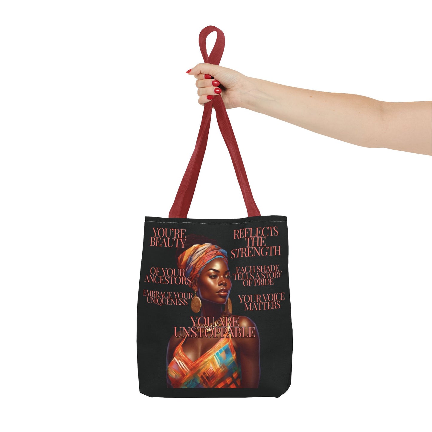 Tote Bag Ahnye's Melanin Collection You're Unstoppable