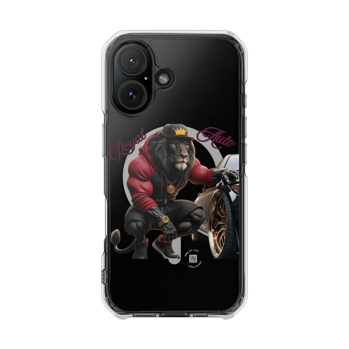 Magnetic Clear Impact Cases – Royal Auto King Design