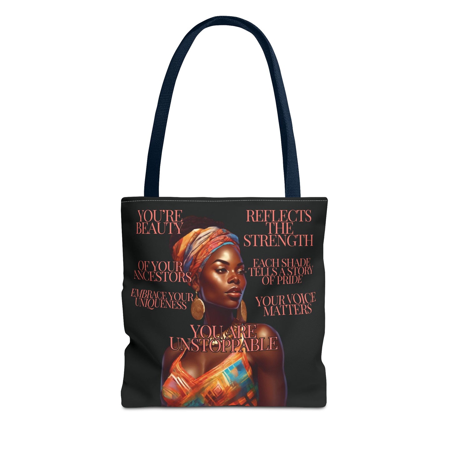 Tote Bag Ahnye's Melanin Collection You're Unstoppable