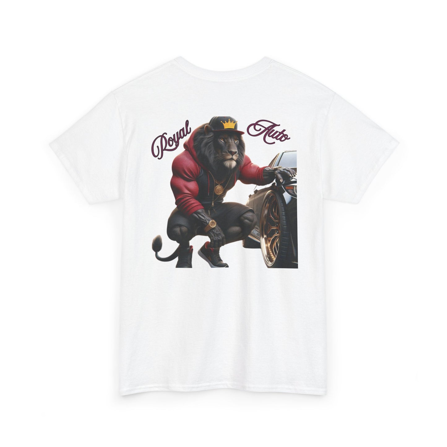 T-Shirt Royal Auto King of the Auto Body Shops Unisex Heavy Cotton Tee