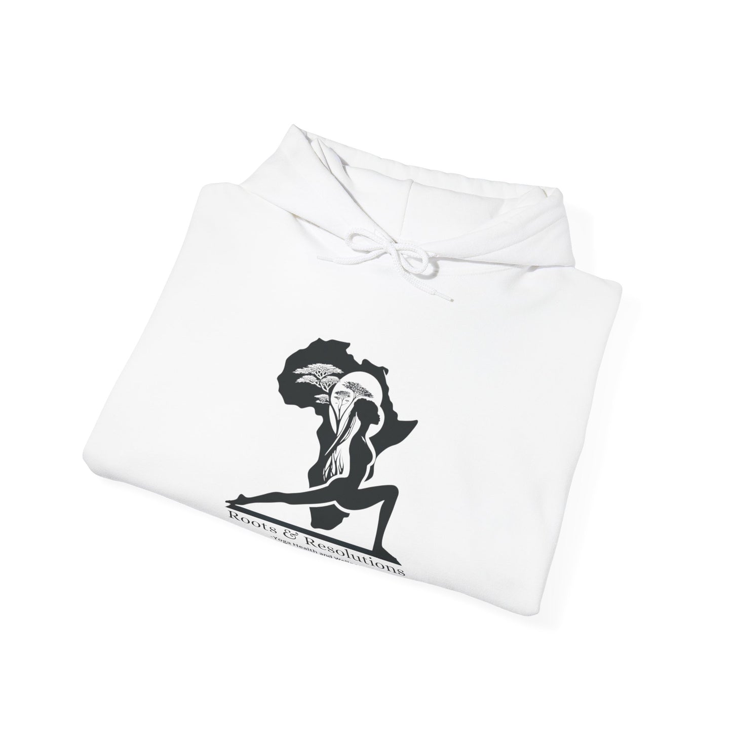 Yoga Health and Wellness Hoodie - Roots & Resolutions Brand Merch
