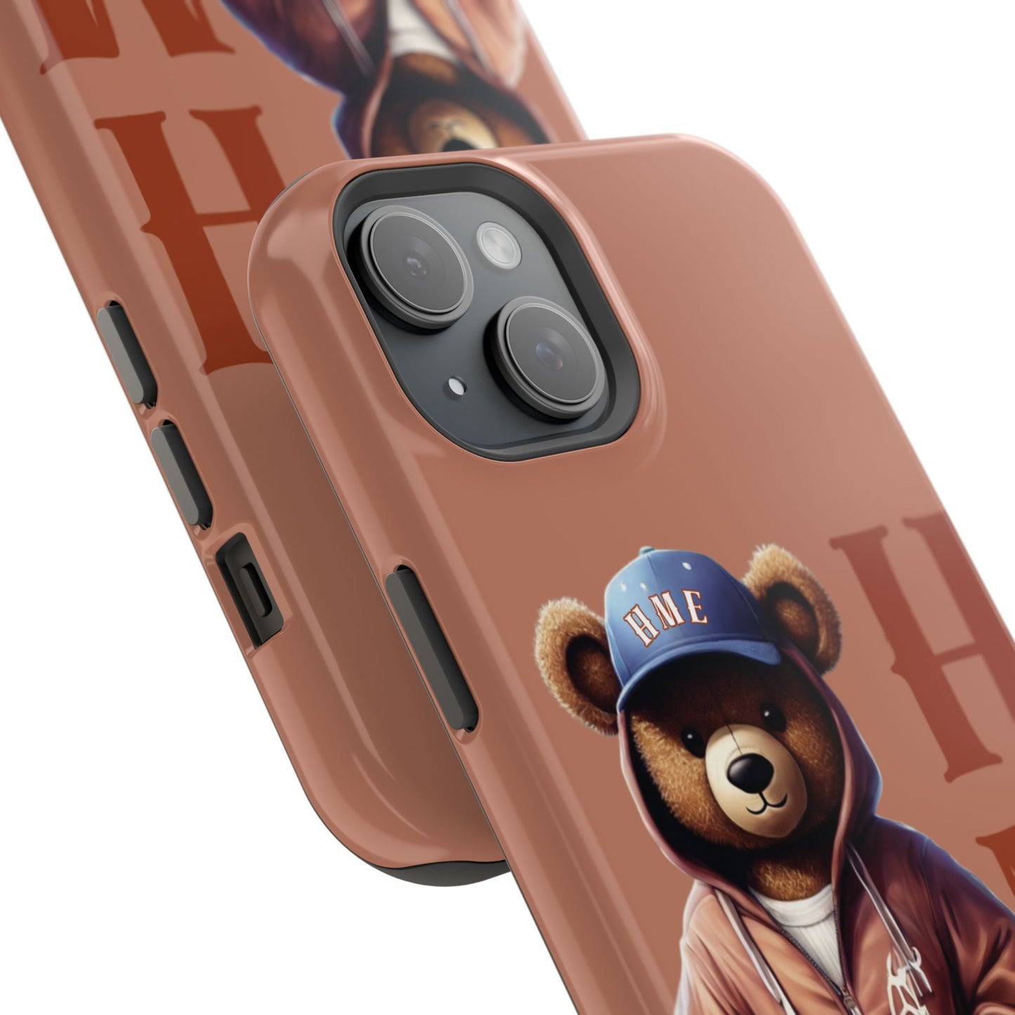HME Bear Logo Collection (Brown) Impact-Resistant Cases