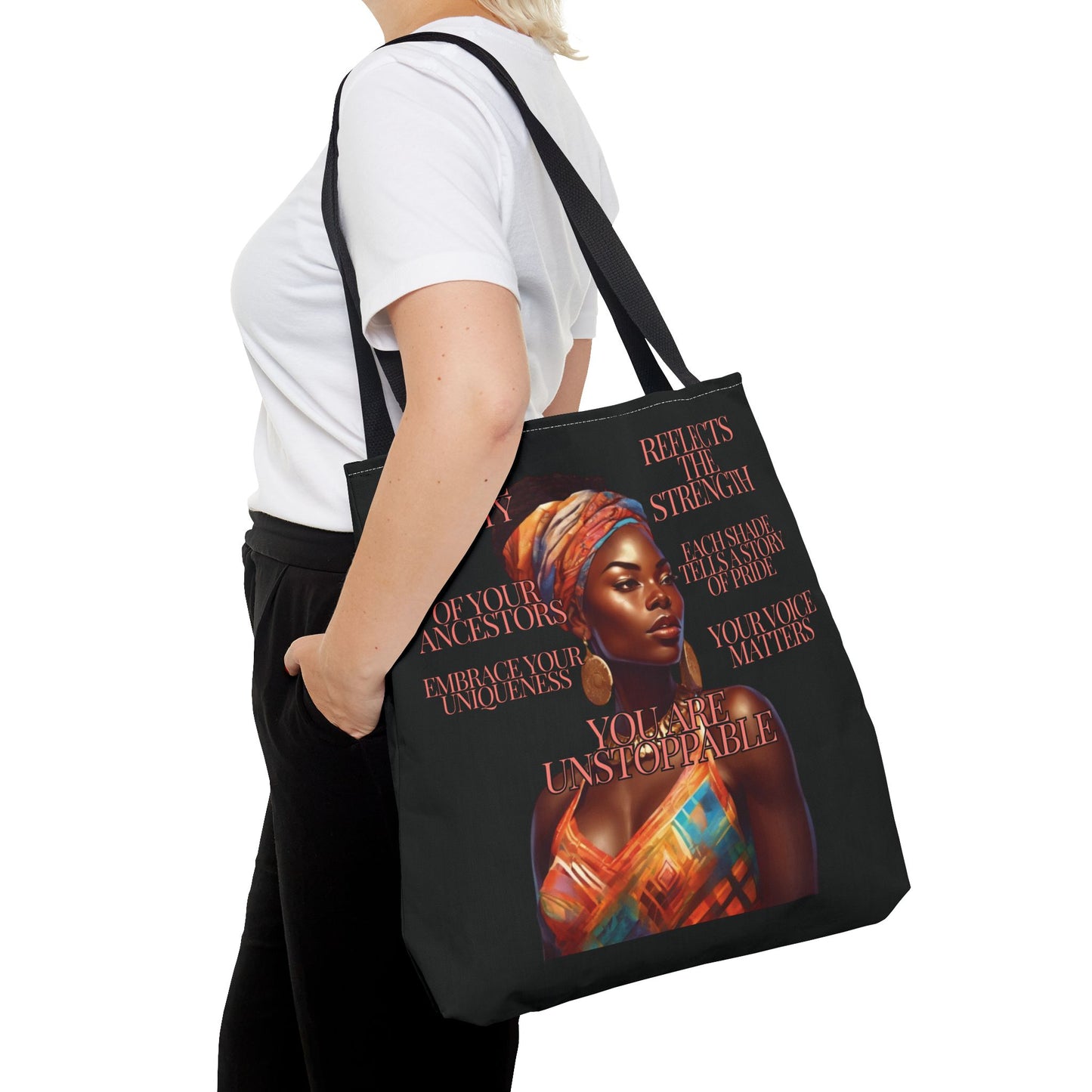 Tote Bag Ahnye's Melanin Collection You're Unstoppable