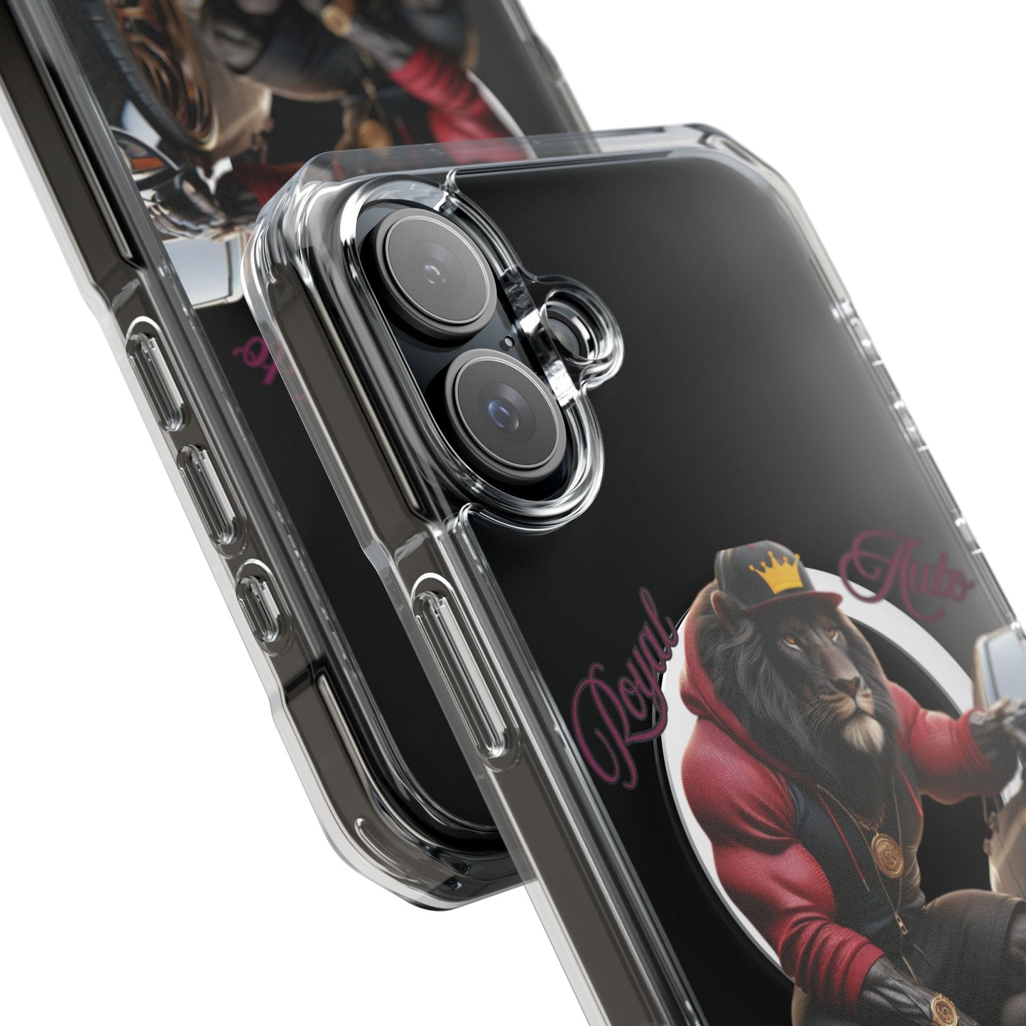 Magnetic Clear Impact Cases – Royal Auto King Design