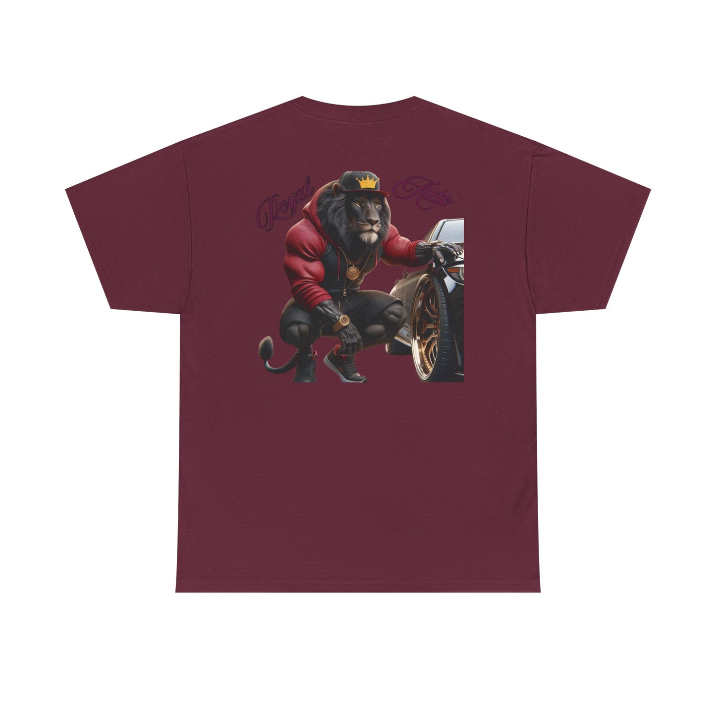T-Shirt Royal Auto King of the Auto Body Shops Unisex Heavy Cotton Tee