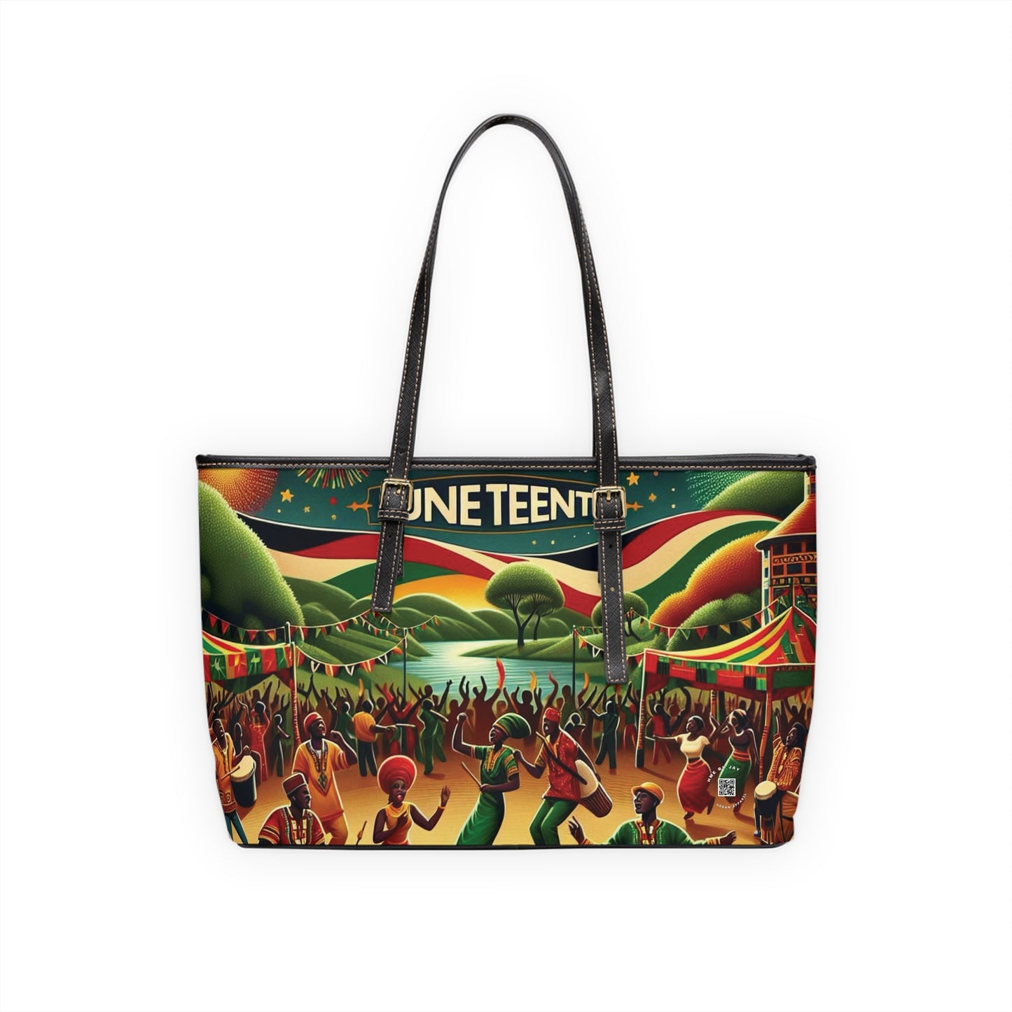 Shoulder Bag - Ahnye's Melanin Collection Juneteenth Celebration PU Leather
