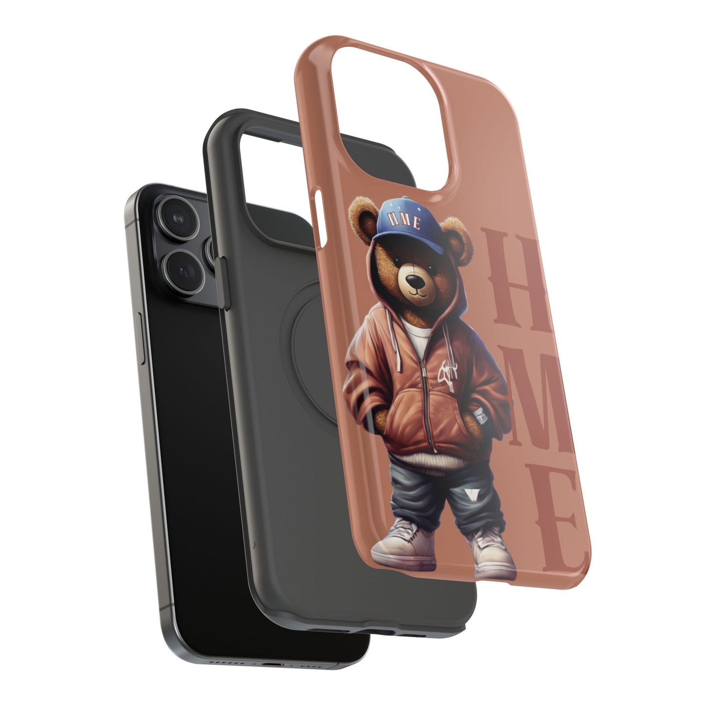 HME Bear Logo Collection (Brown) Impact-Resistant Cases