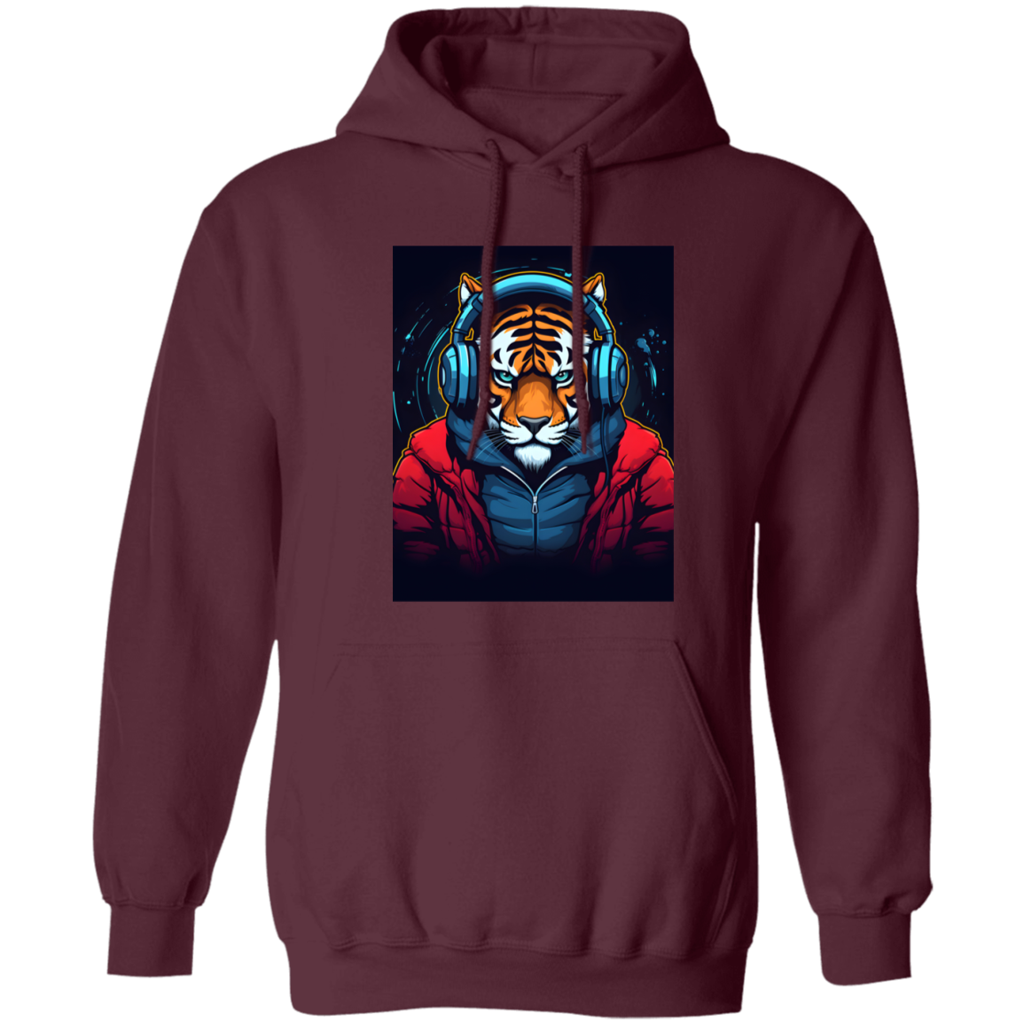 The Urban Tiger Collection Pullover Hoodie 8 oz