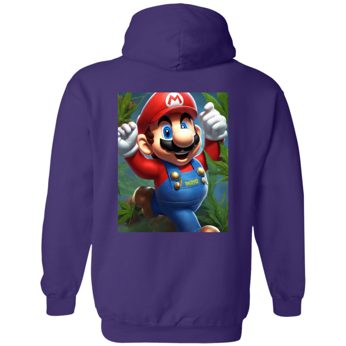 Branded Unisex 420 Mario Collection Pullover Hoodie 8 oz