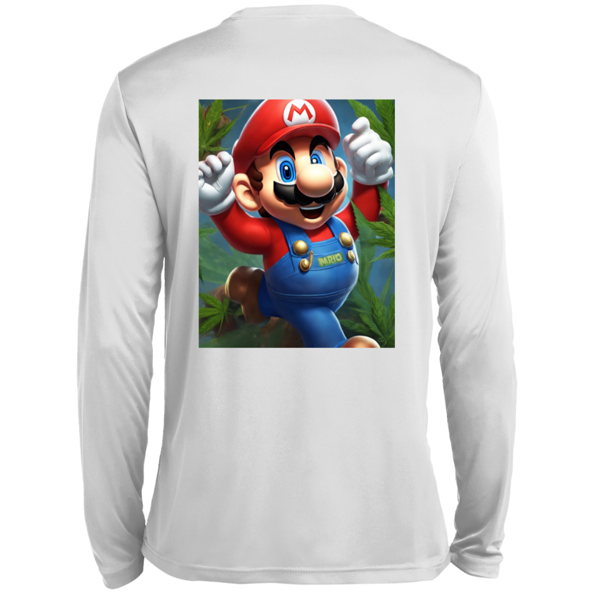 Branded 420 Mario Collection Men’s Long Sleeve Performance Tee