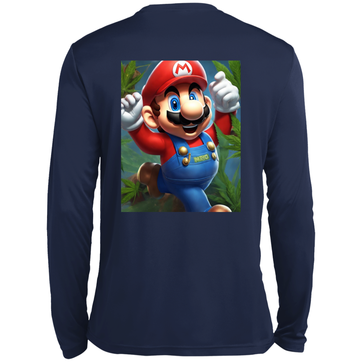 Branded 420 Mario Collection Men’s Long Sleeve Performance Tee