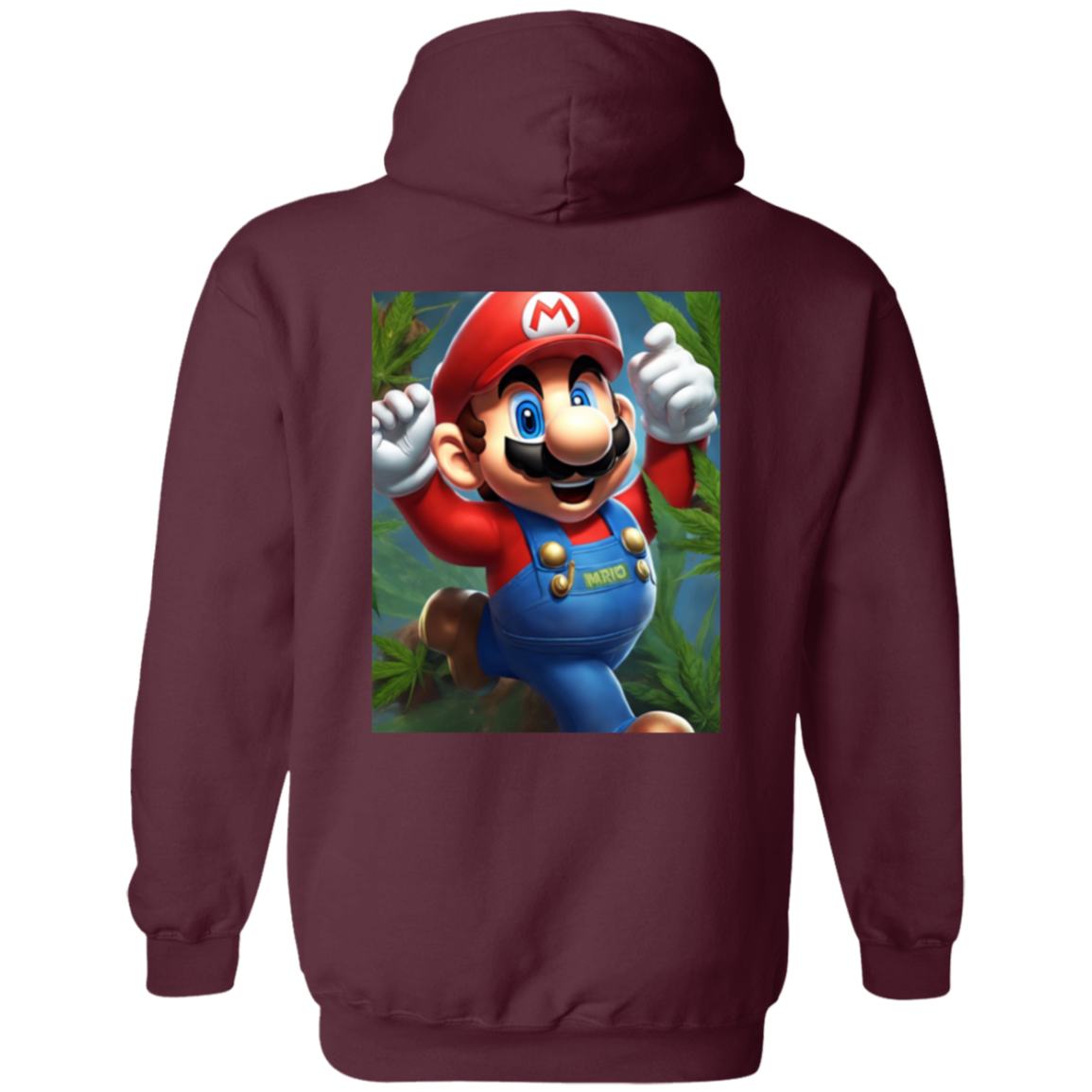 Branded Unisex 420 Mario Collection Pullover Hoodie 8 oz
